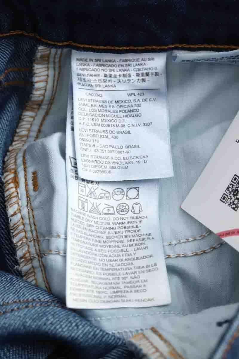 Cotton straight jeans LEVI'S - Seconde main Blue