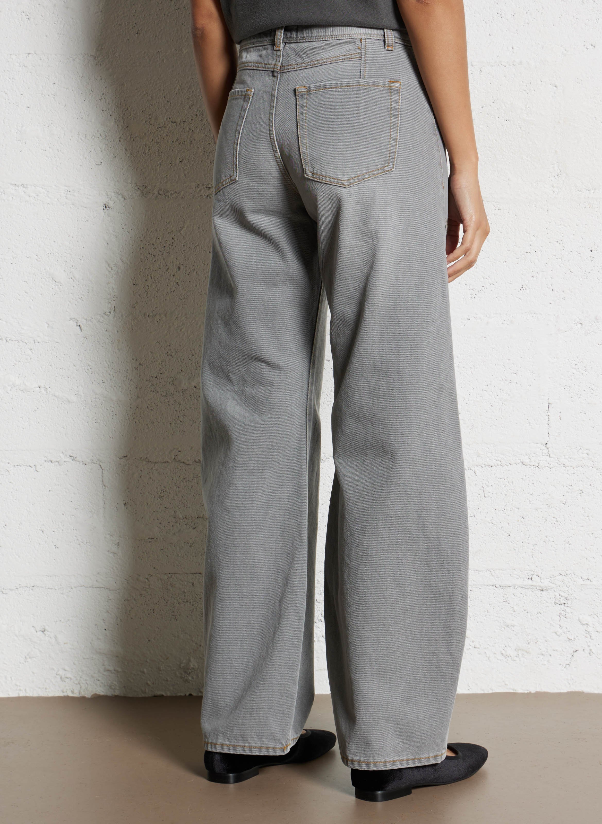 Grote katoenen jeans ACQUAVERDE Grijs