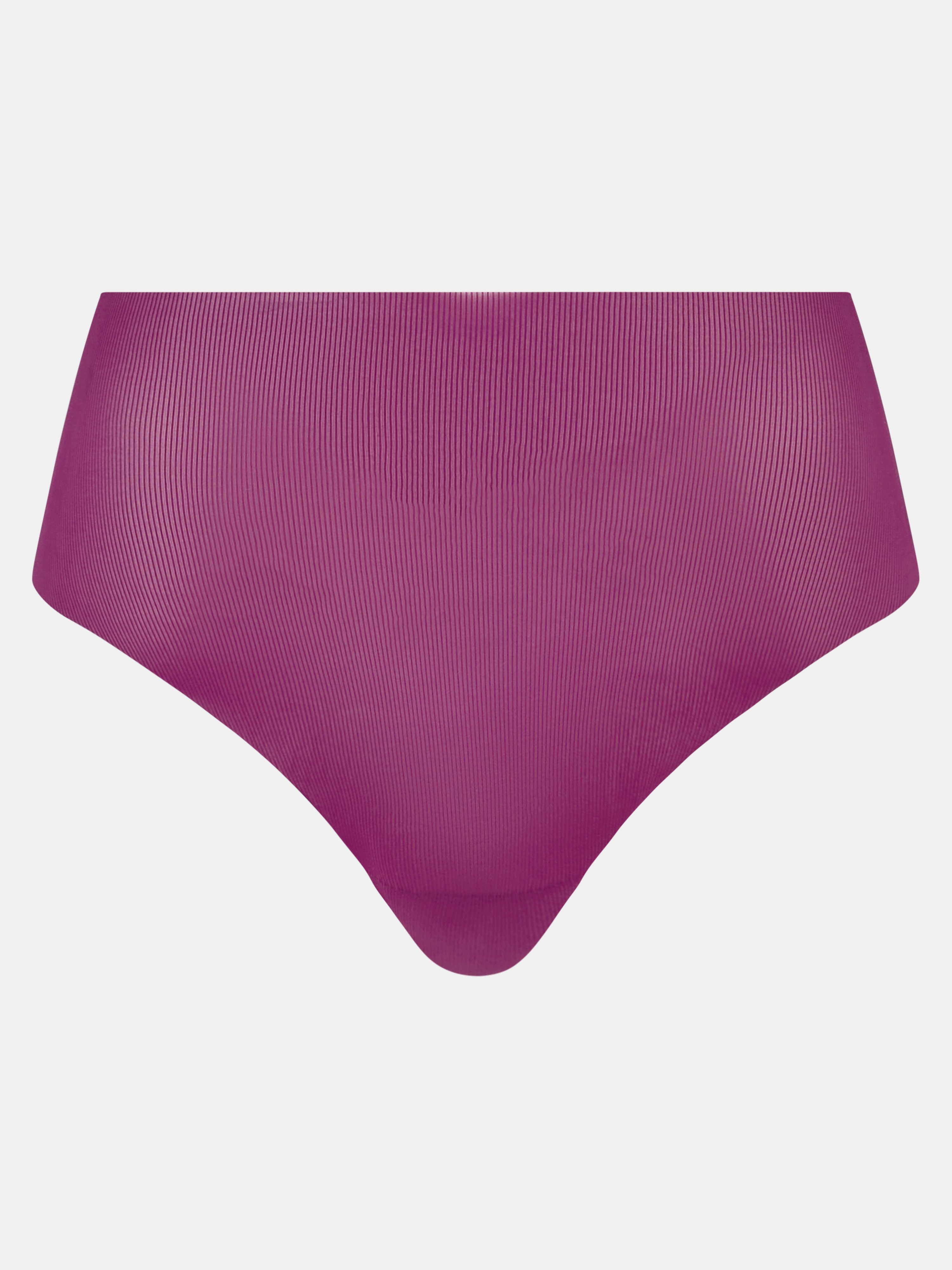High-waisted lace panties CHANTELLE Purple