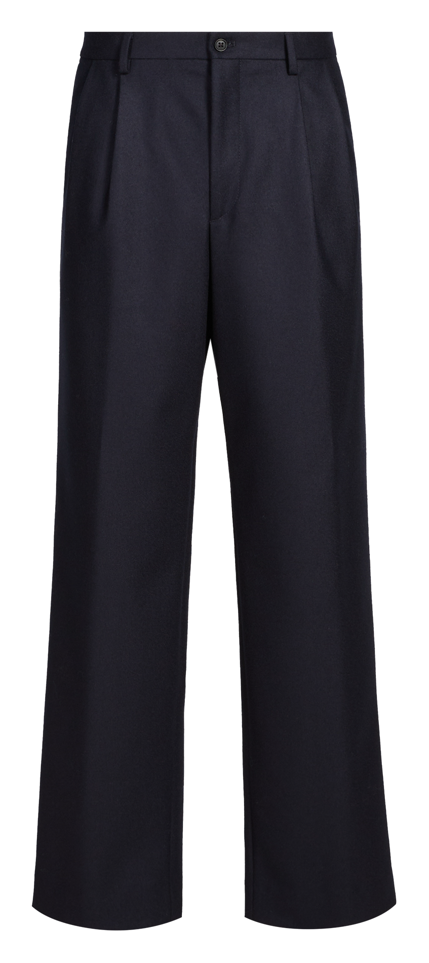 Weit geschnittene Wollhose SAISON 1865 Blau