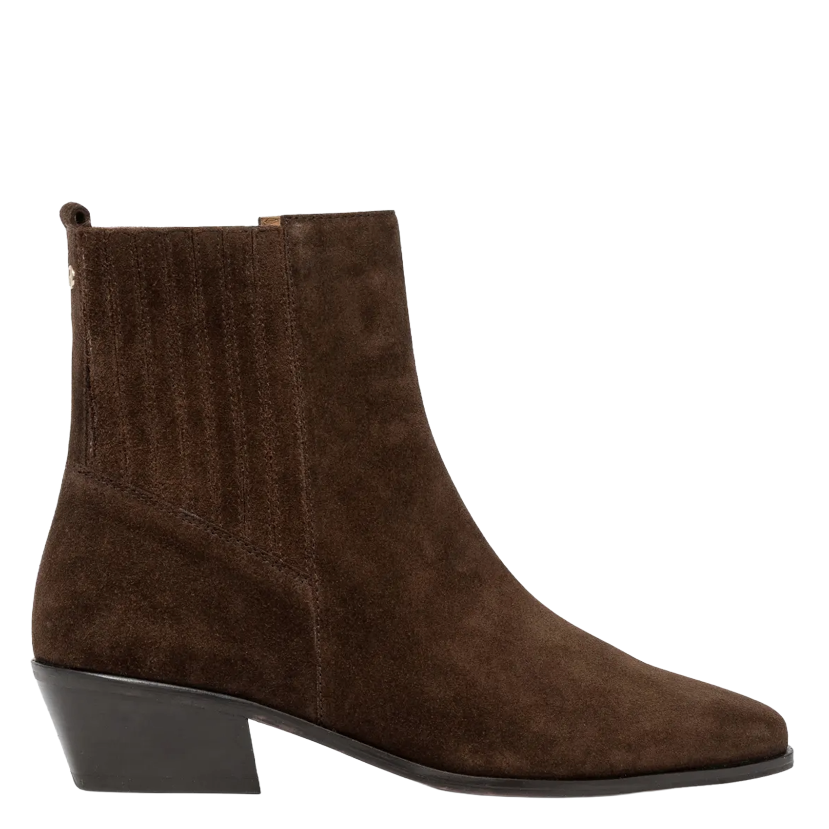 Suède enkellaarzen BOCAGE Brown