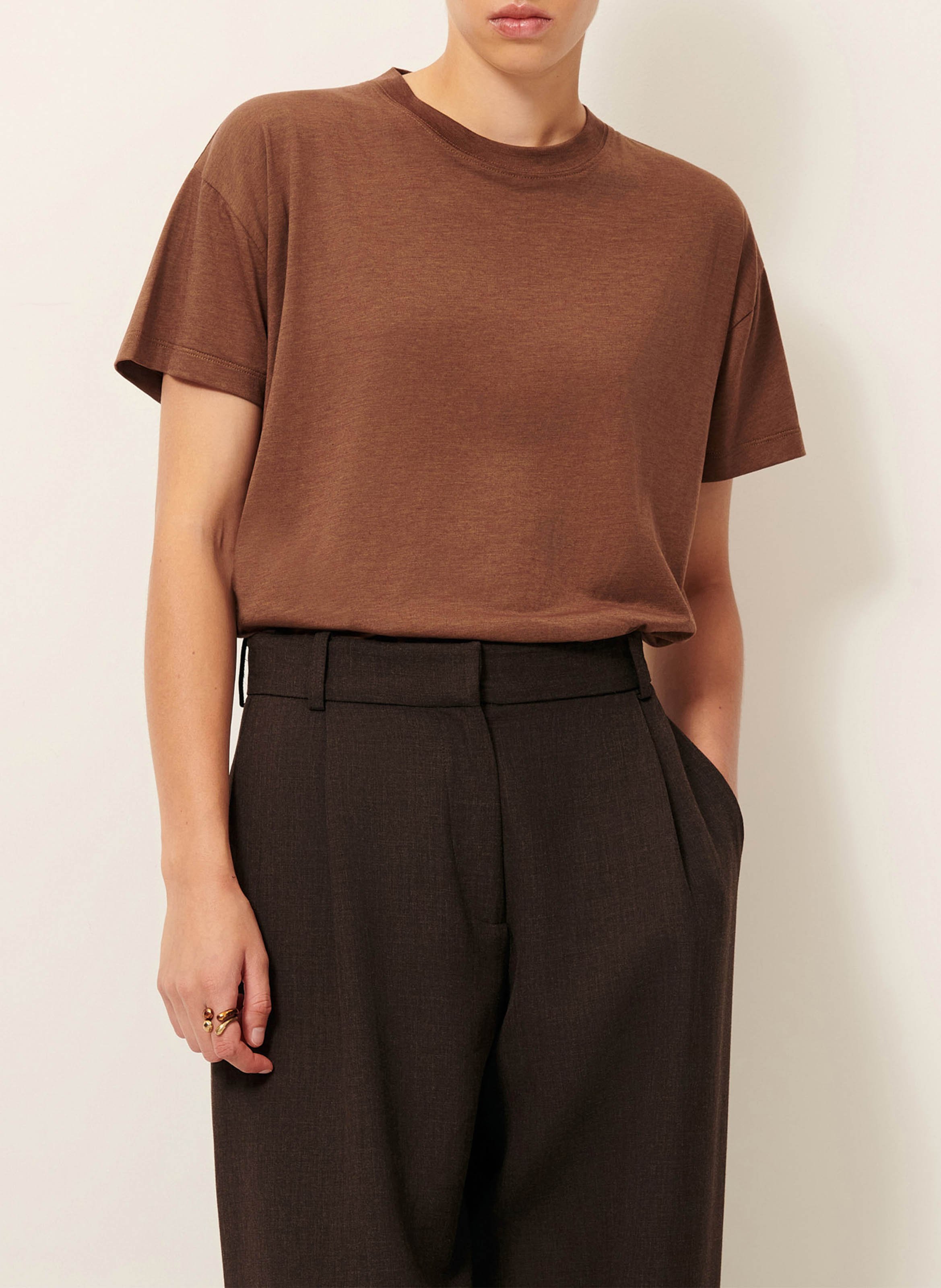 Round-neck oversized T-shirt SESSUN