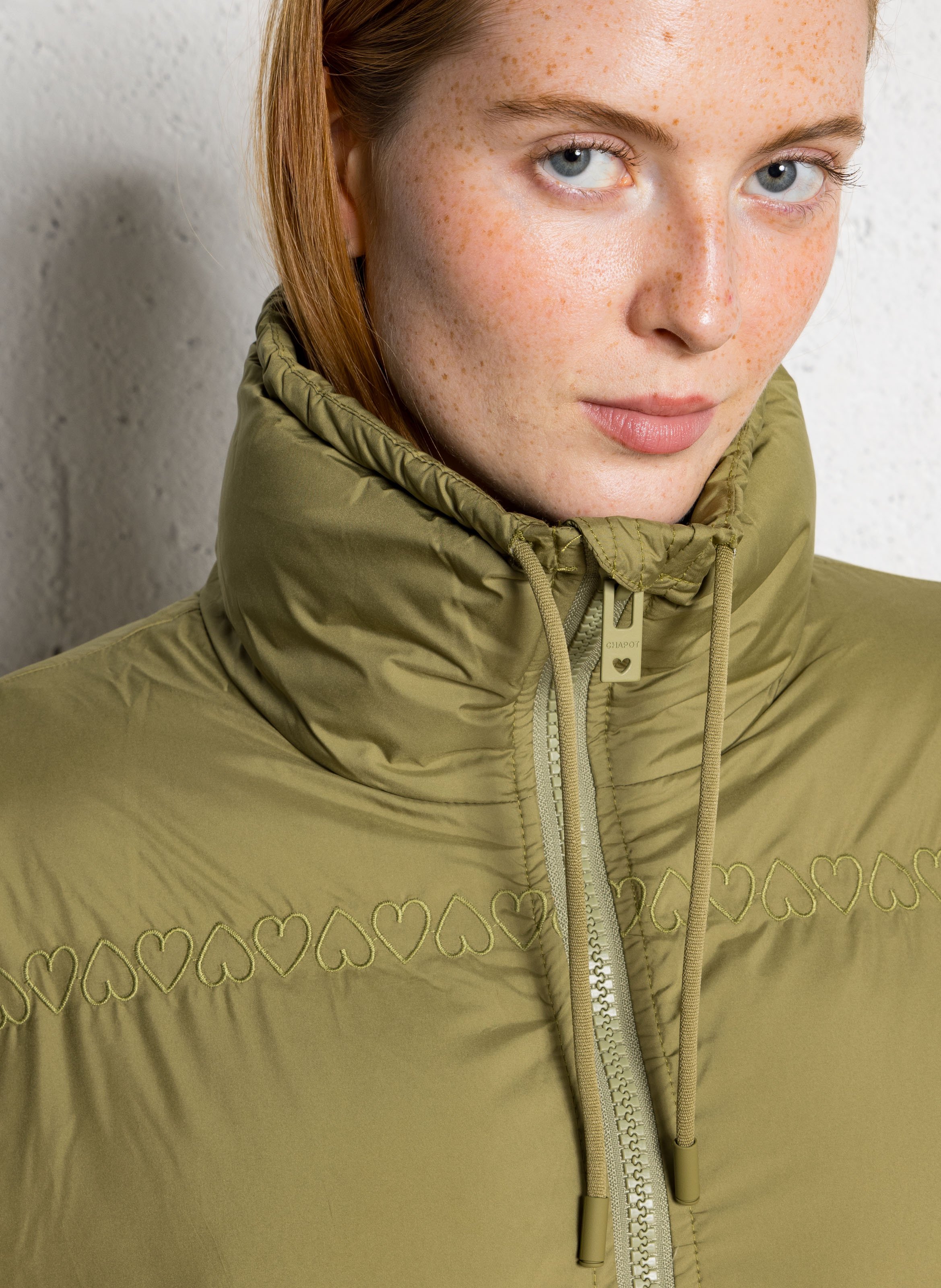 Doudoune col montant  FABIENNE CHAPOT Vert