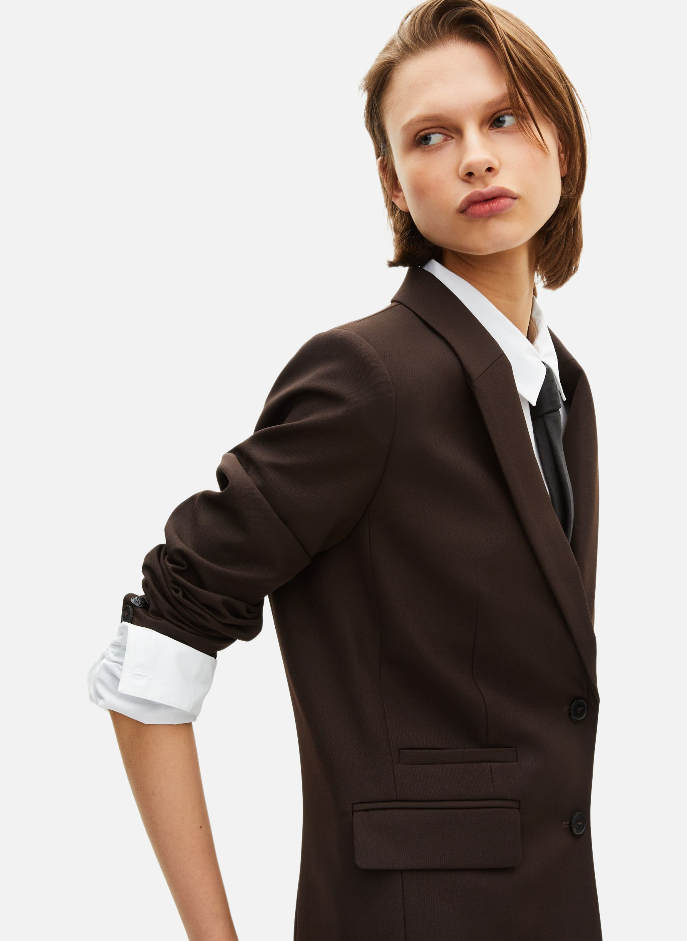 Veste tailleur THE KOOPLES Marron