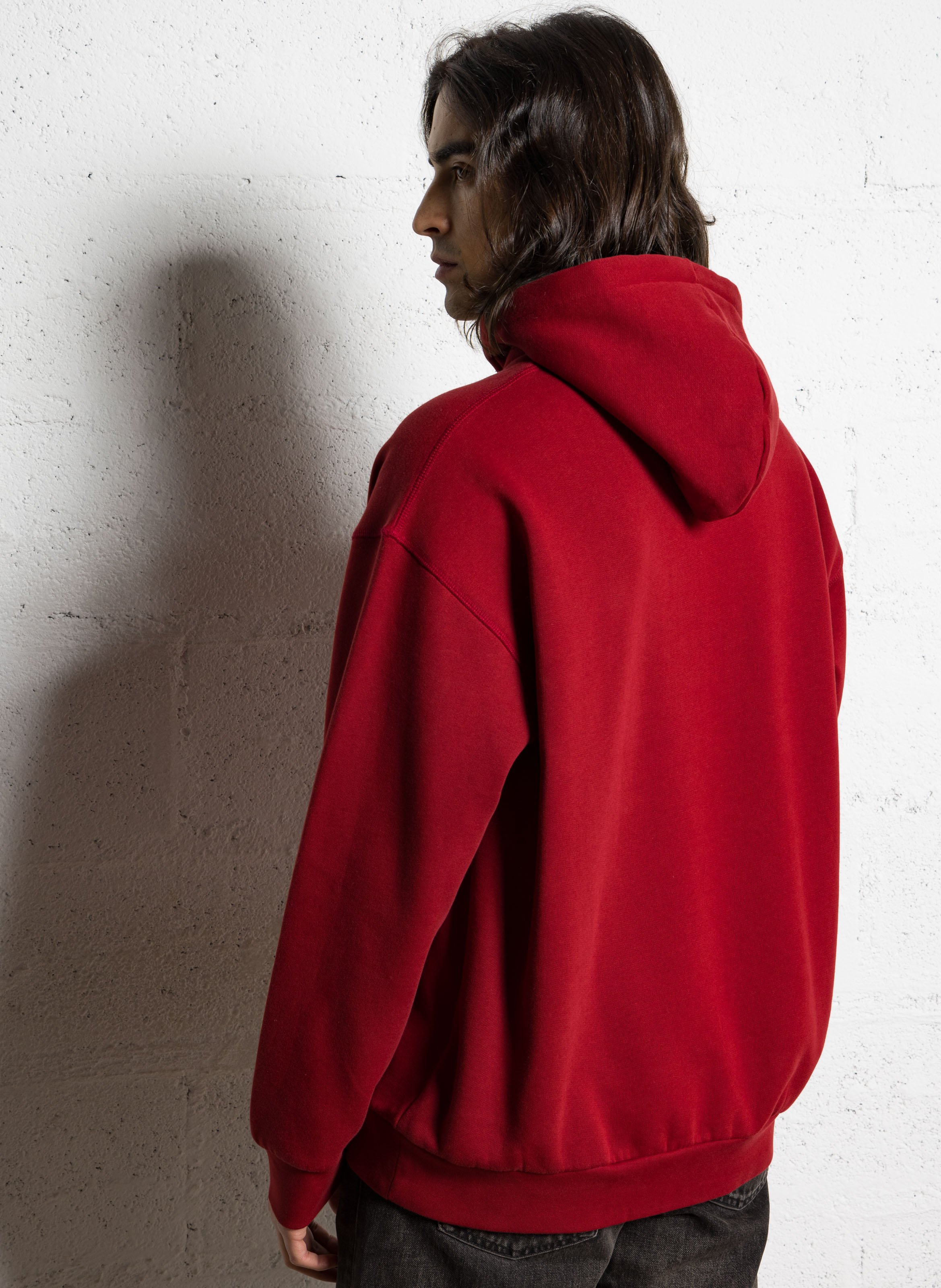 Sweat à capuche en coton mélangé CHEVIGNON Rouge