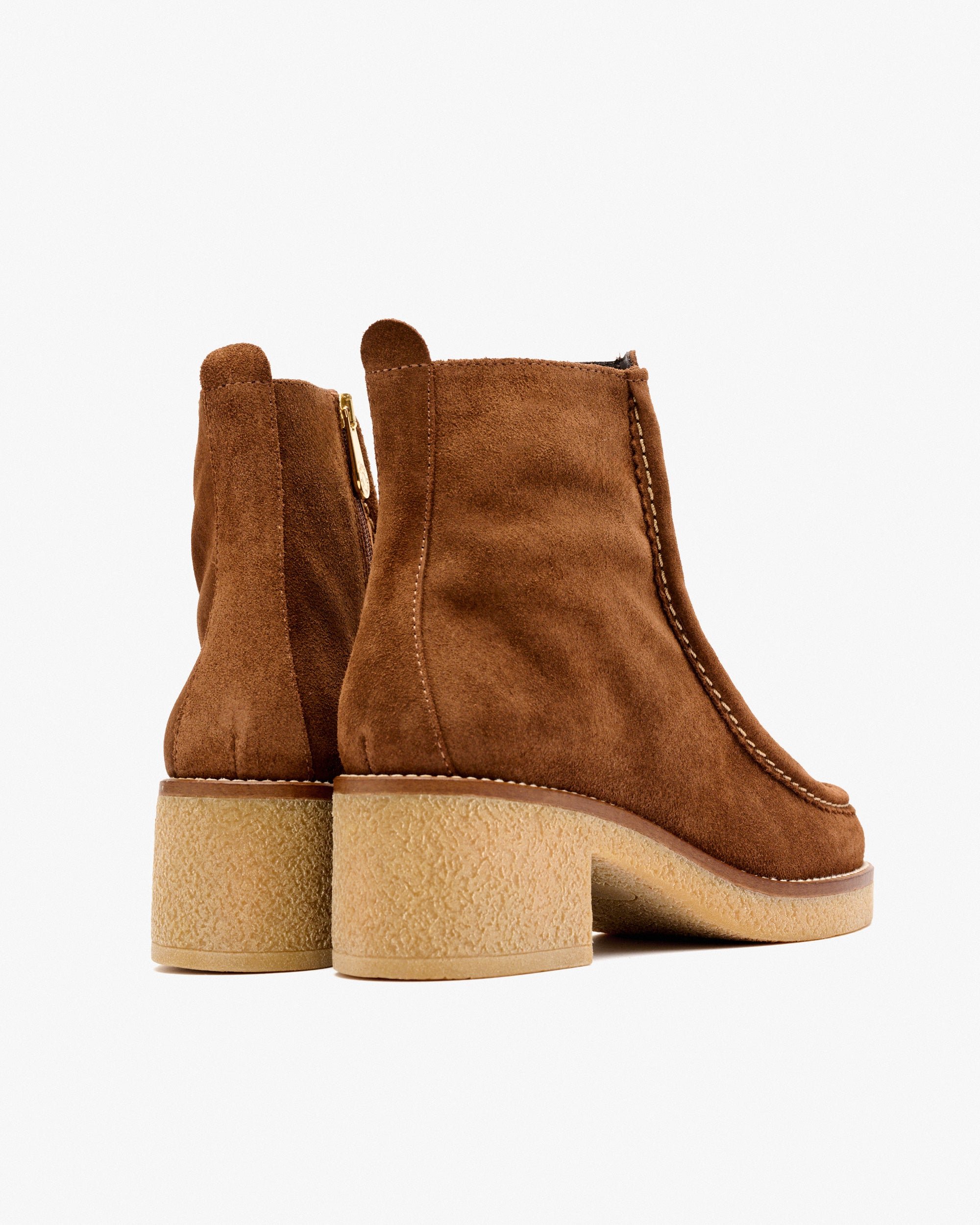 Brown suede ankle boots PEDRO MIRALLES Brown