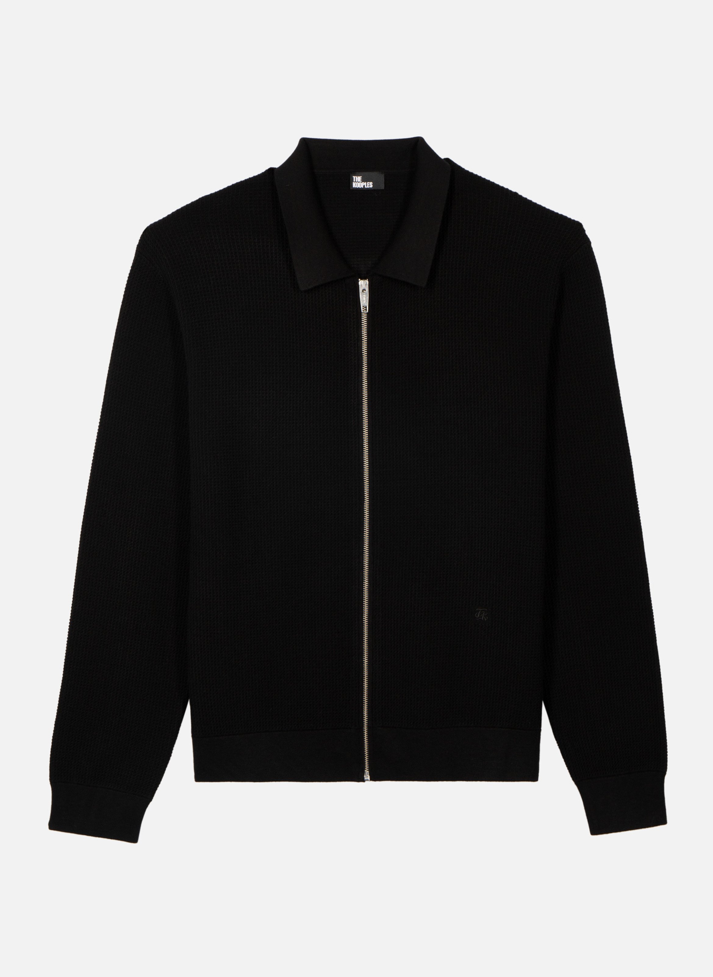 Honeycomb knit cardigan THE KOOPLES Black