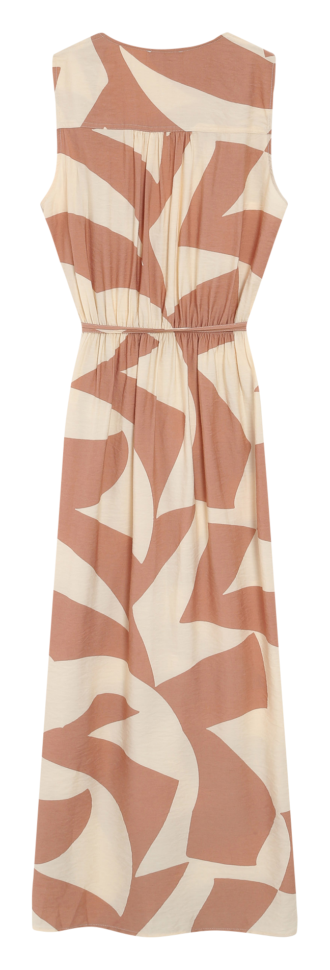 Robe longue portefeuille imprimée GRACE ET MILA Marron