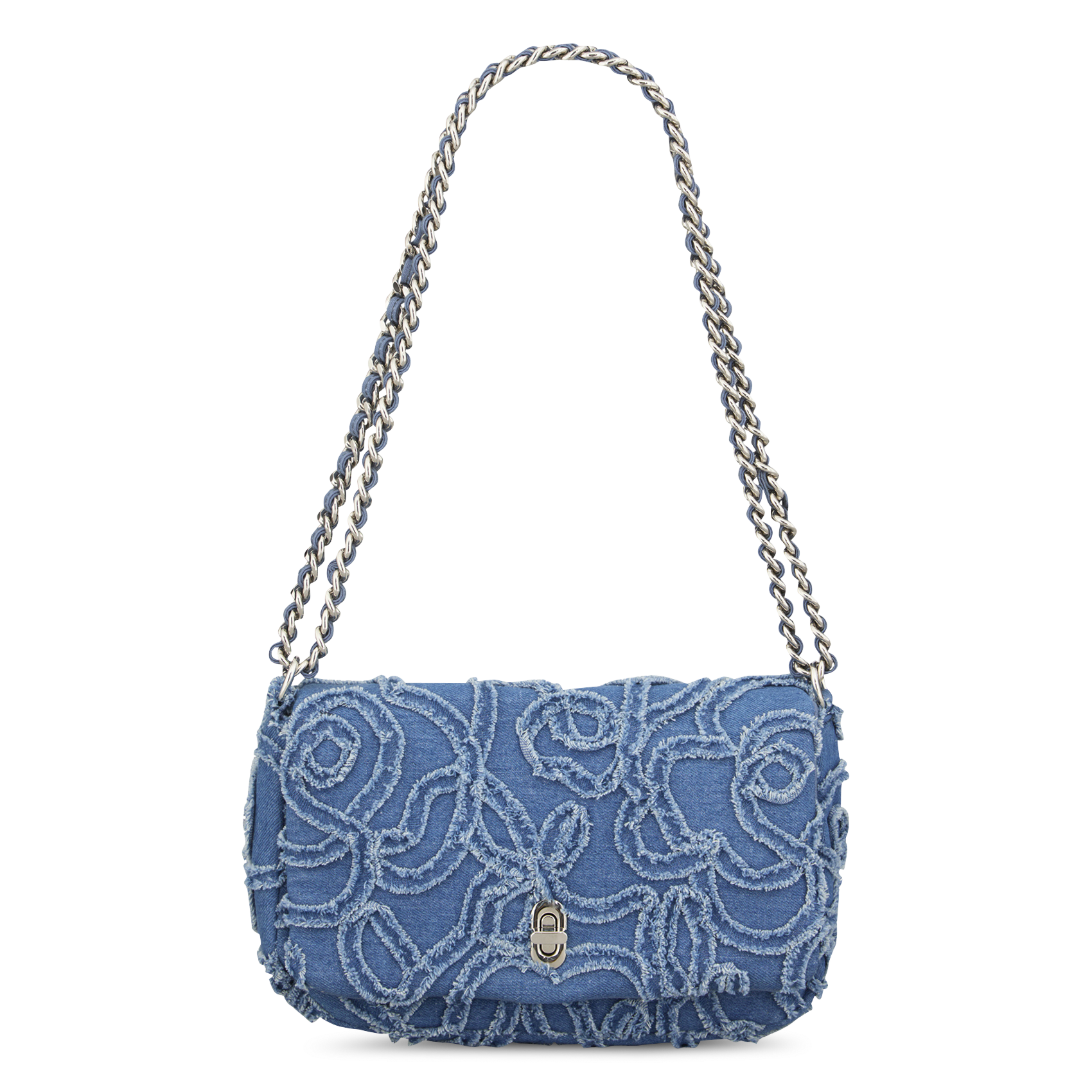 Cotton shoulder bag BECKSONDERGAARD Blue
