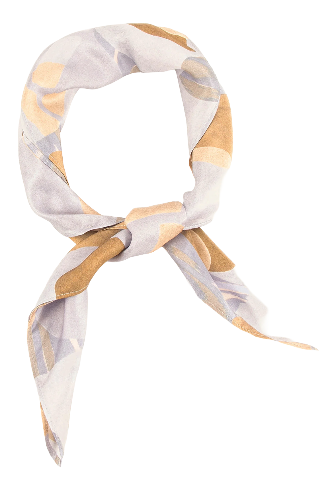 Foulard carré à imprimé exclusif en crêpe SESSUN