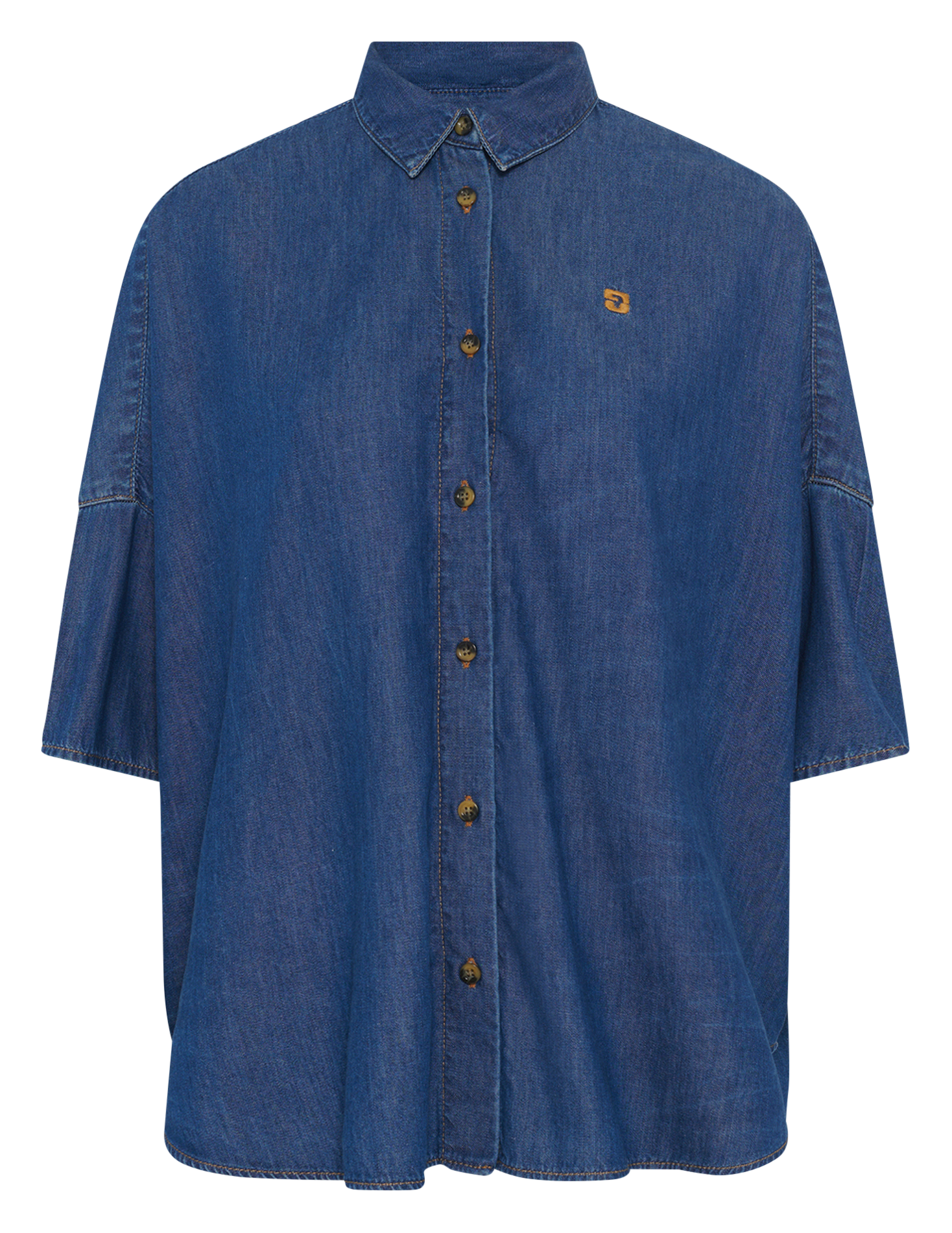 Cotton shirt with classic collar GERARD DAREL Blue