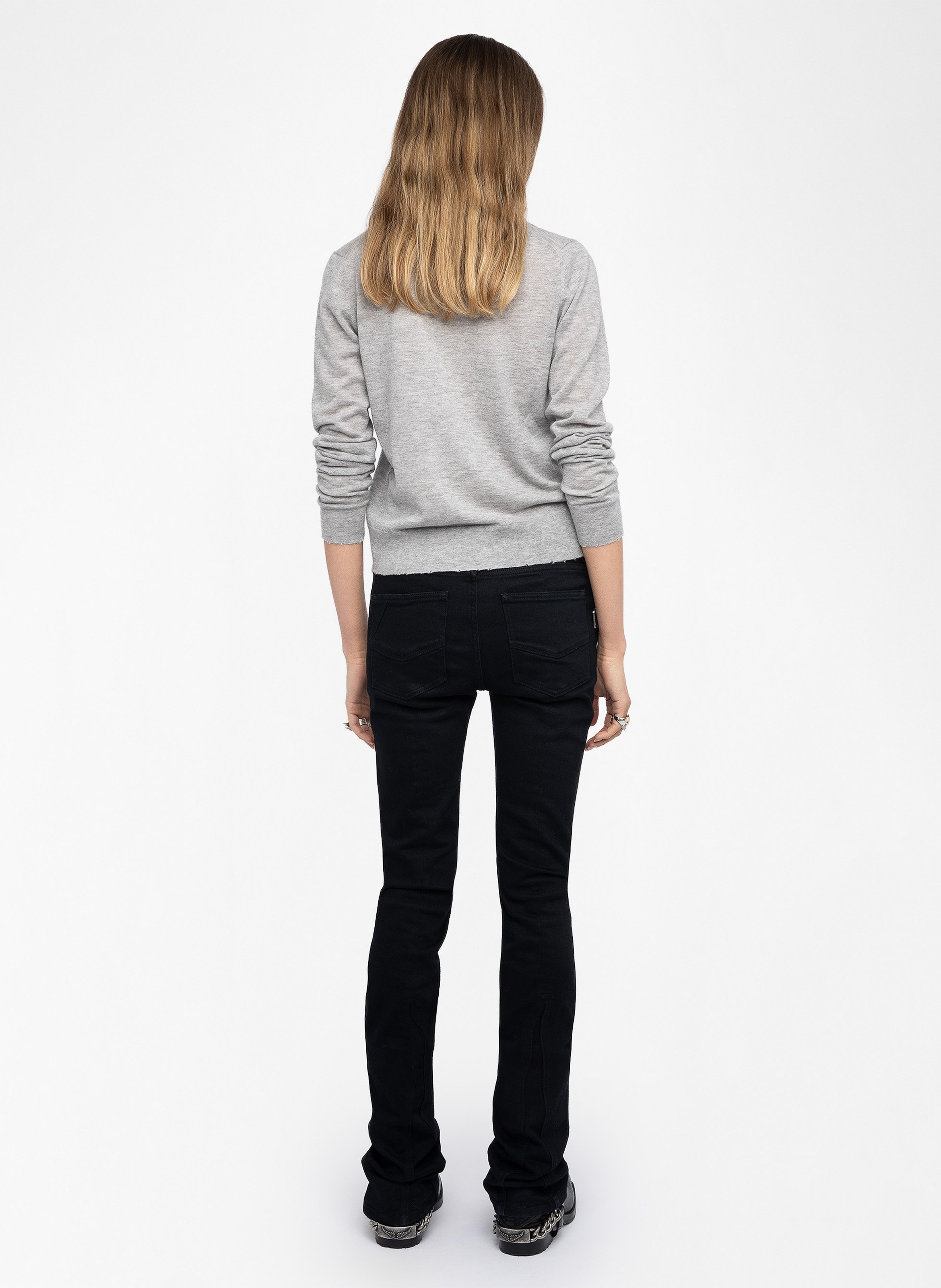 Rundhalsausschnitt aus Kaschmir ZADIG&VOLTAIRE Grau