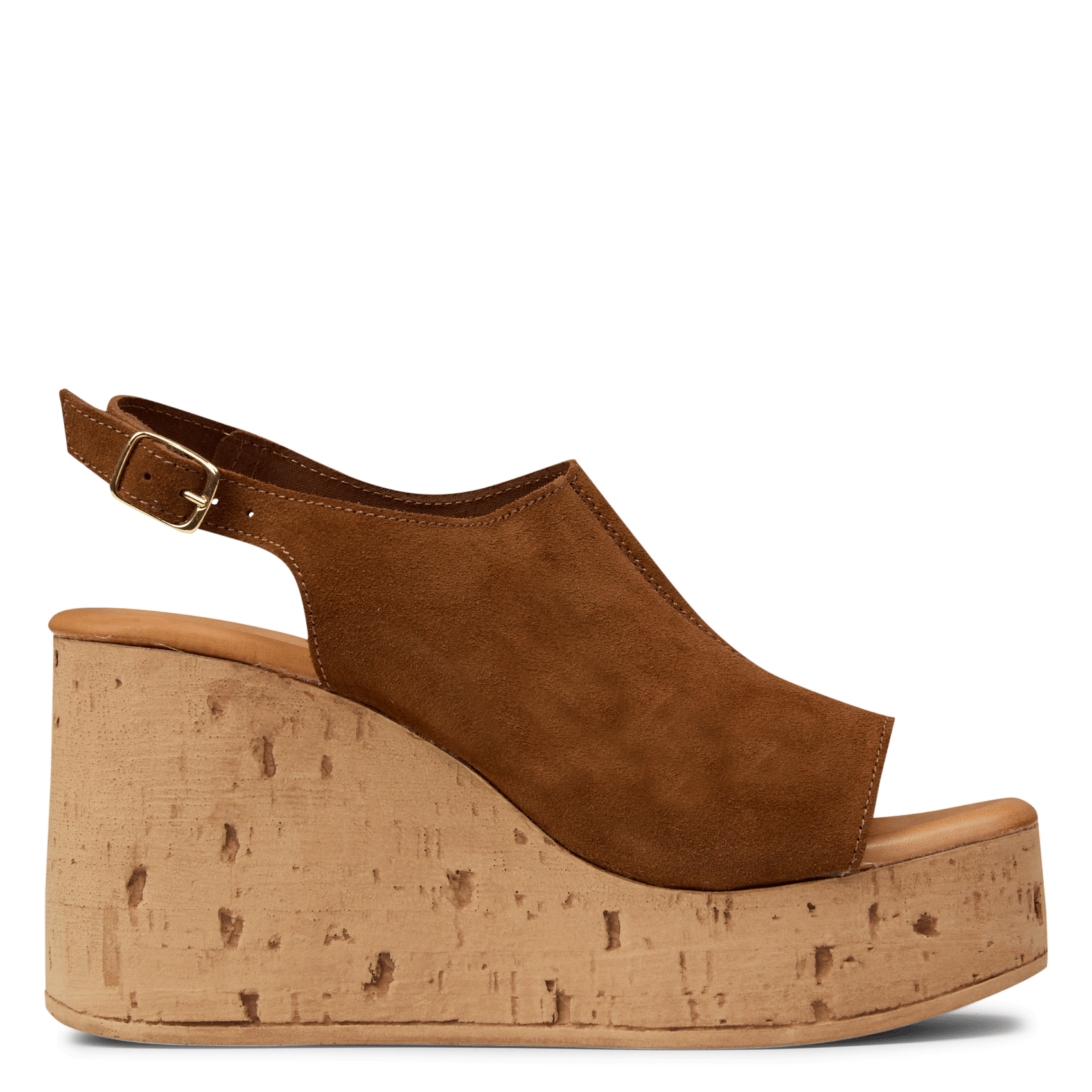 Espadrilles aus Wildleder mit Keilabsatz LA FEE MARABOUTEE Braun