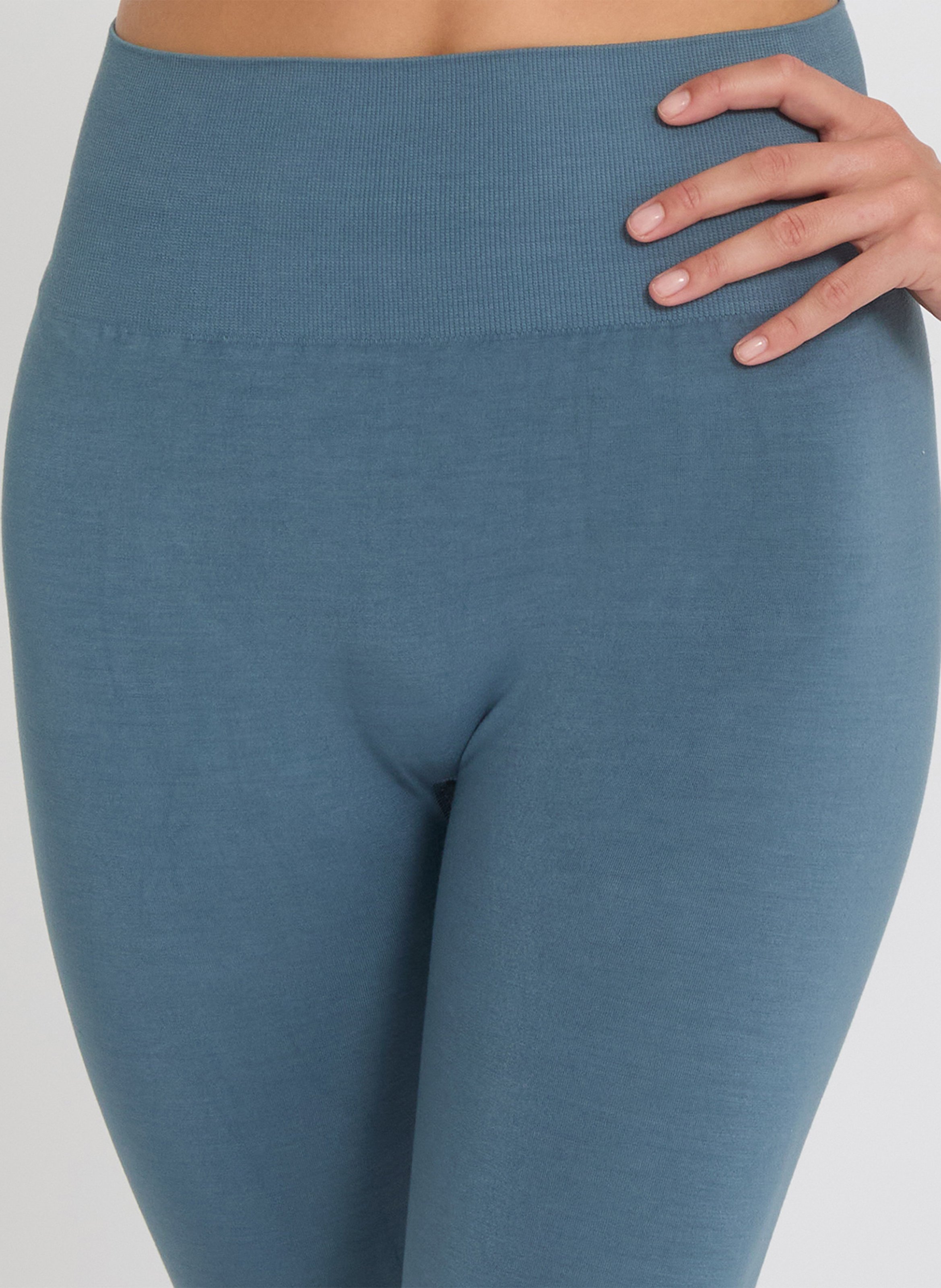Legging de sport taille haute YOGA SEARCHER Bleu