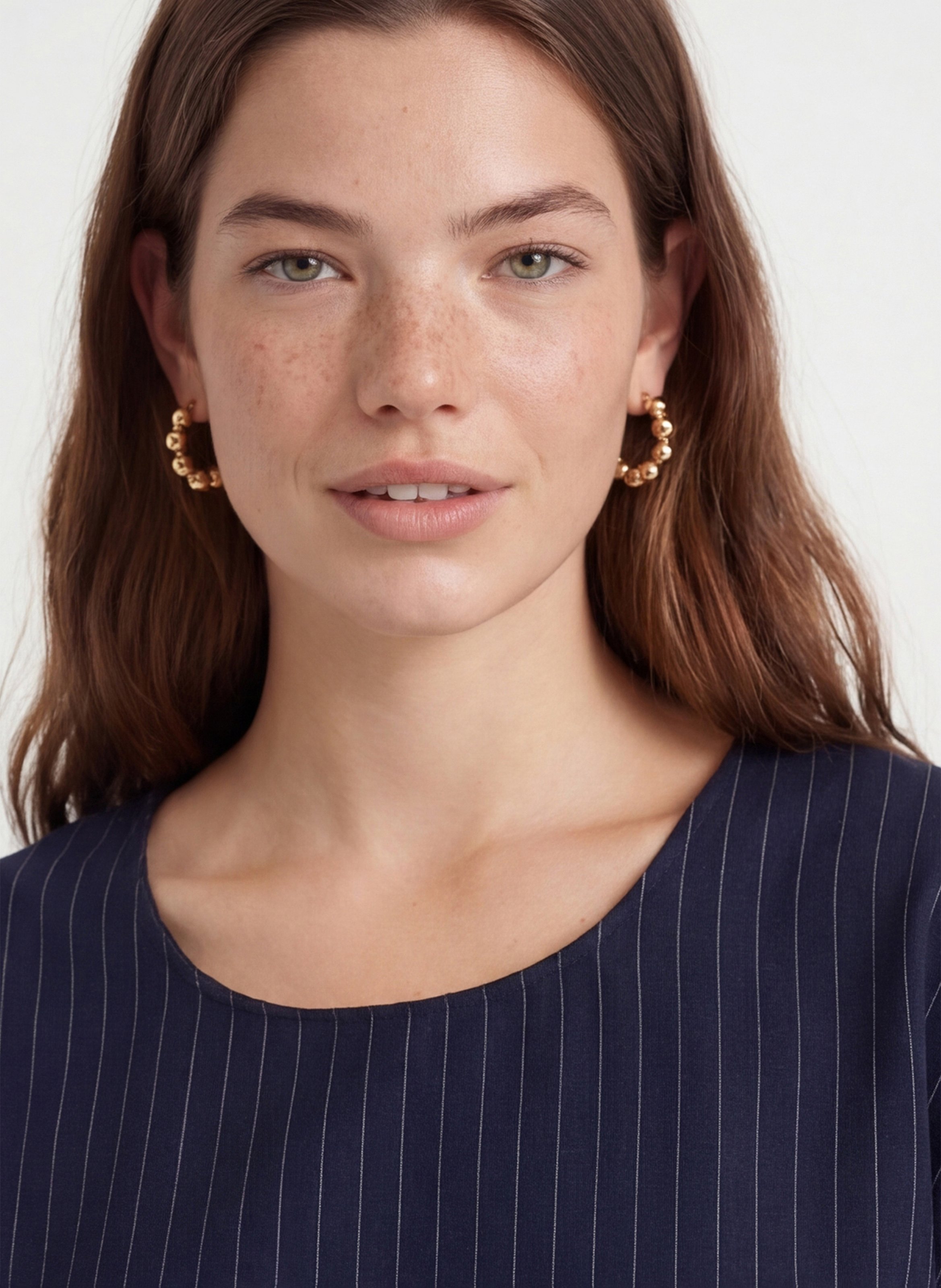 Oberteil mit Rundhalsausschnitt und Streifen  KOOKAI Blau