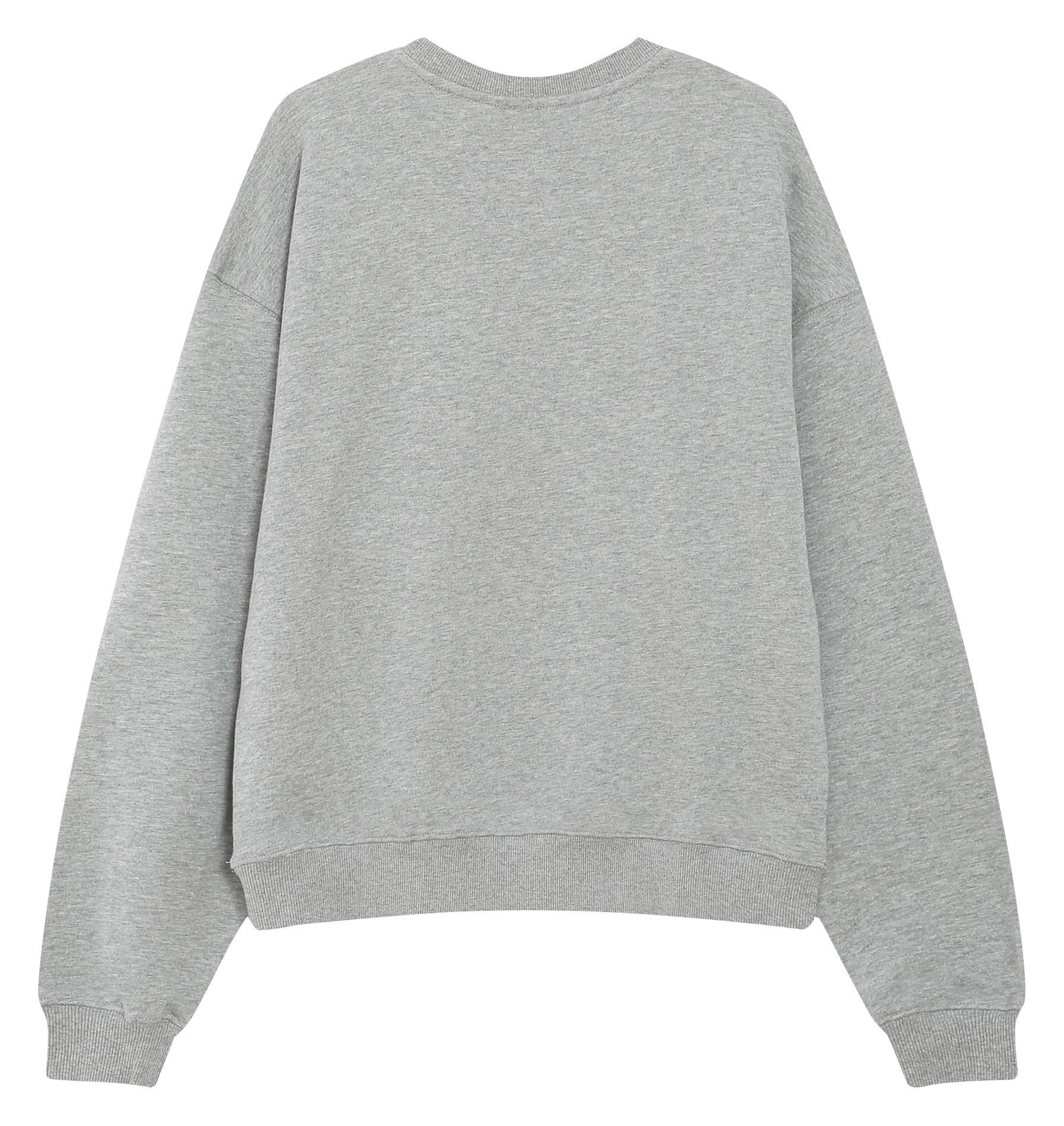 Cotton round-neck sweatshirt GRACE ET MILA Silver