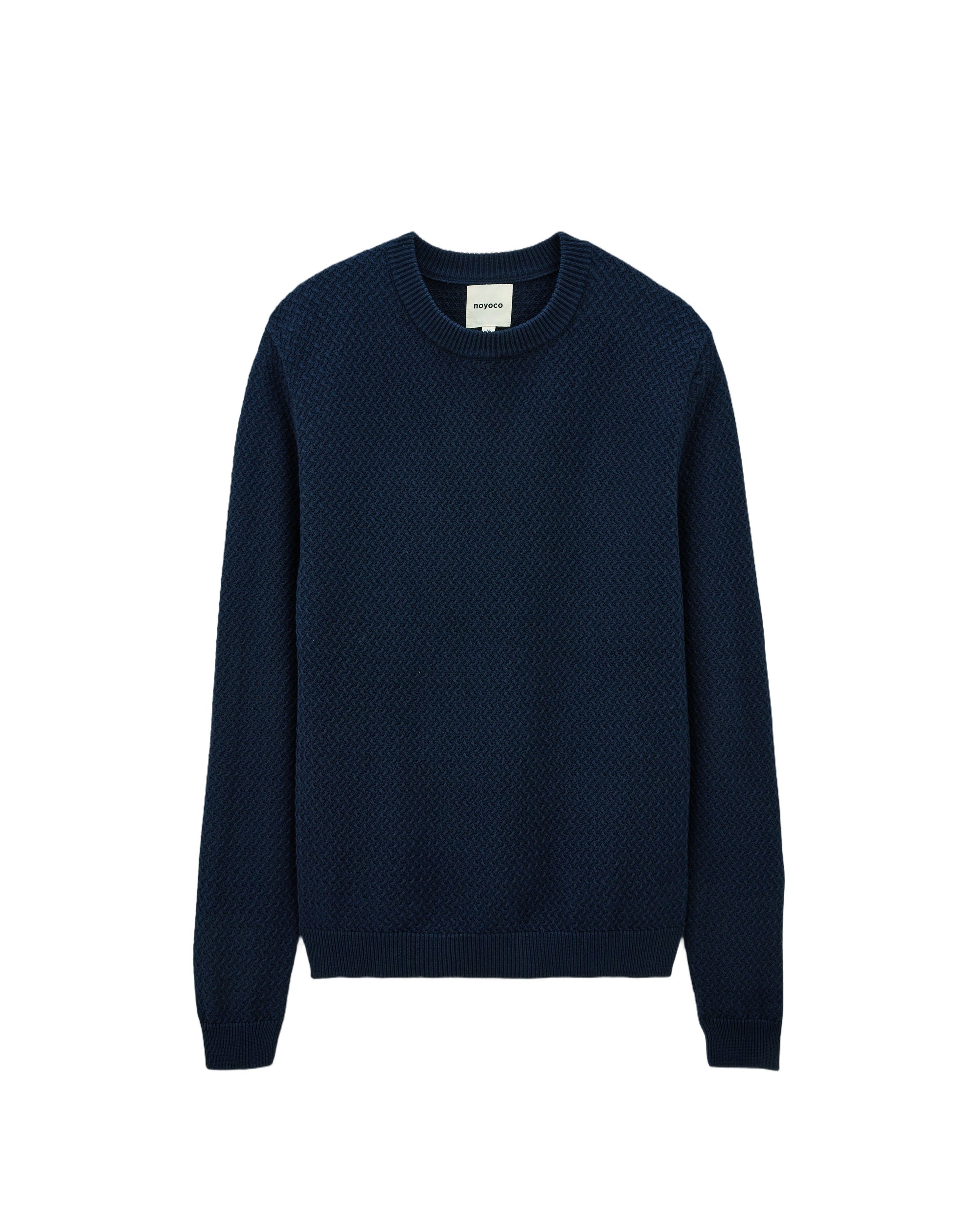 Long-sleeve polo ROMA NAVY Noyoco Blue