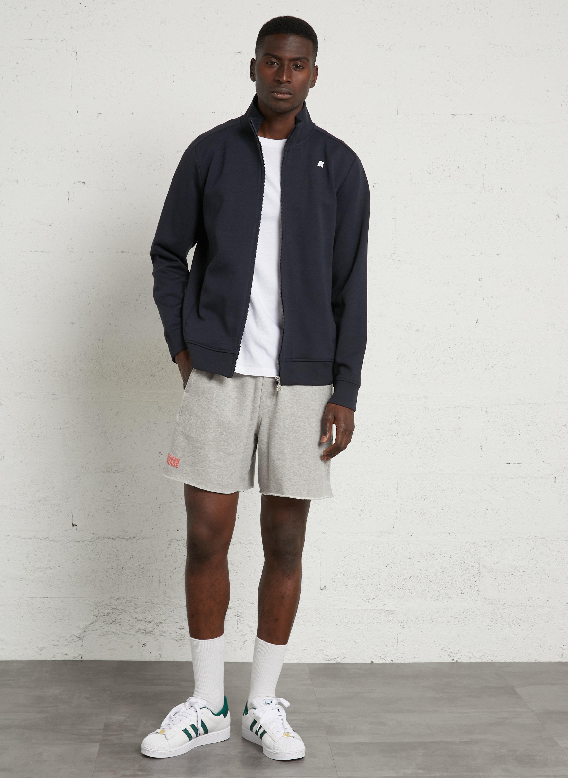 Cotton high-neck sweatshirt K-WAY Blue