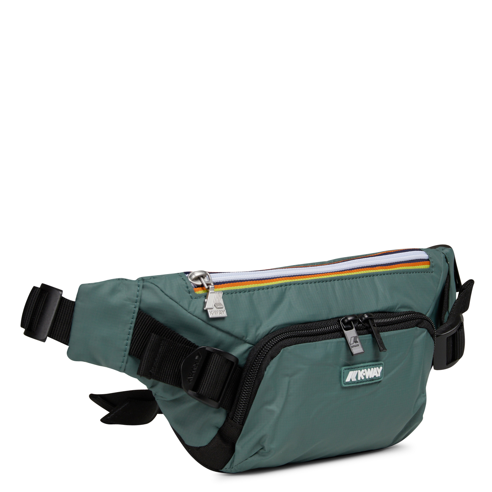 Sac banane en nylon imperméable | Vert K-WAY Femme
