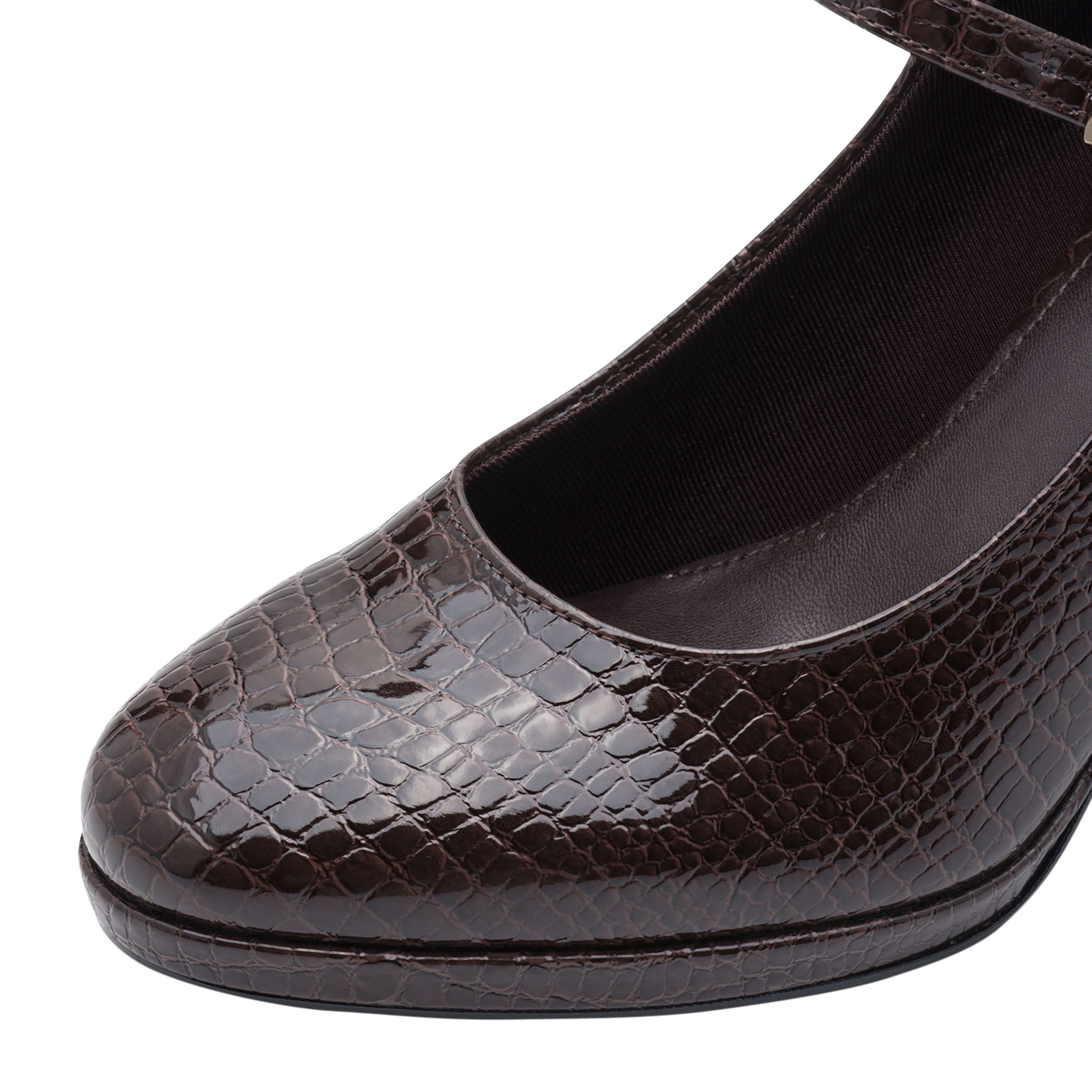 Strappy heeled pump TAMARIS Brown