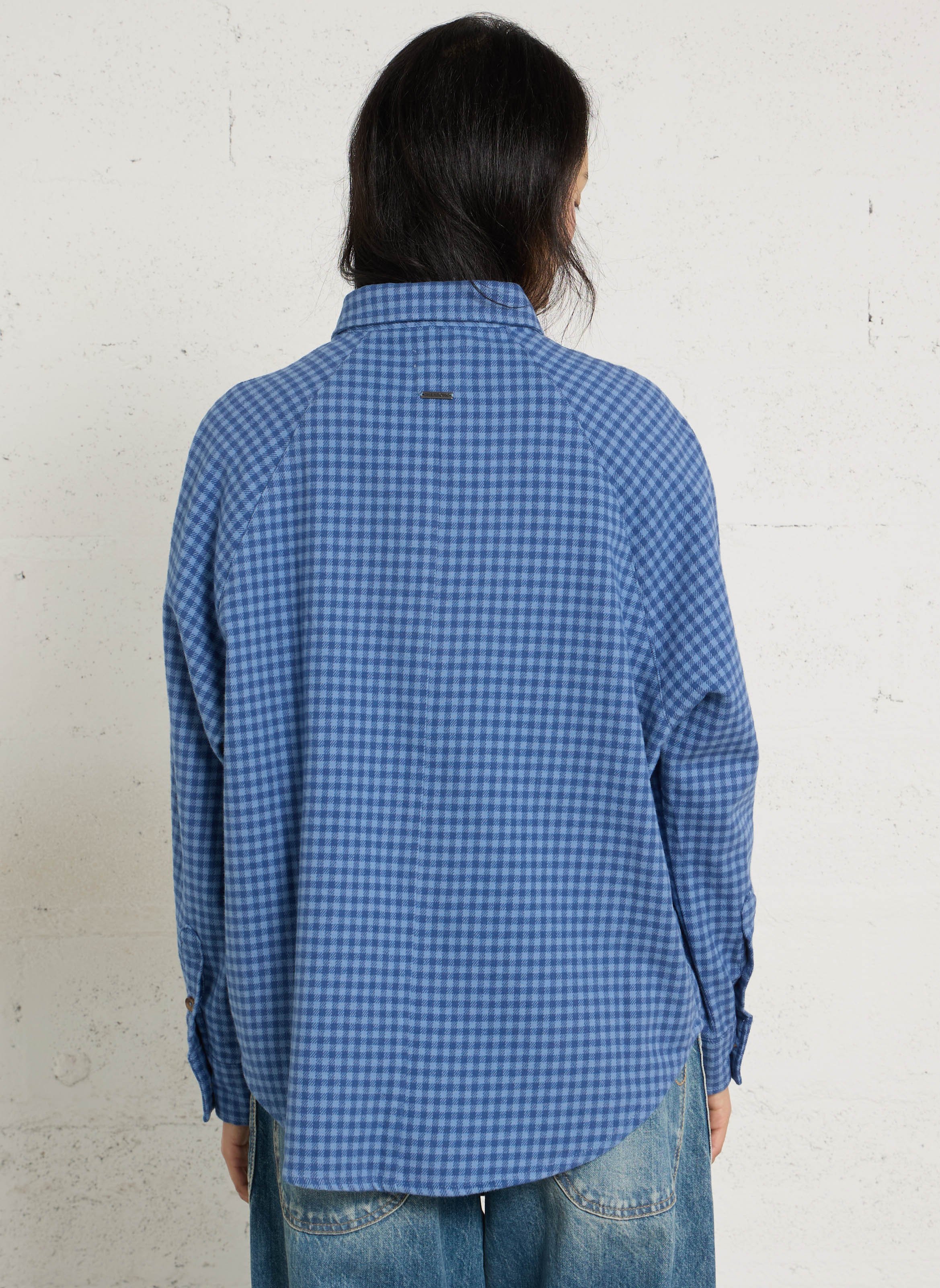 Checked cotton shirt BILLABONG Blue