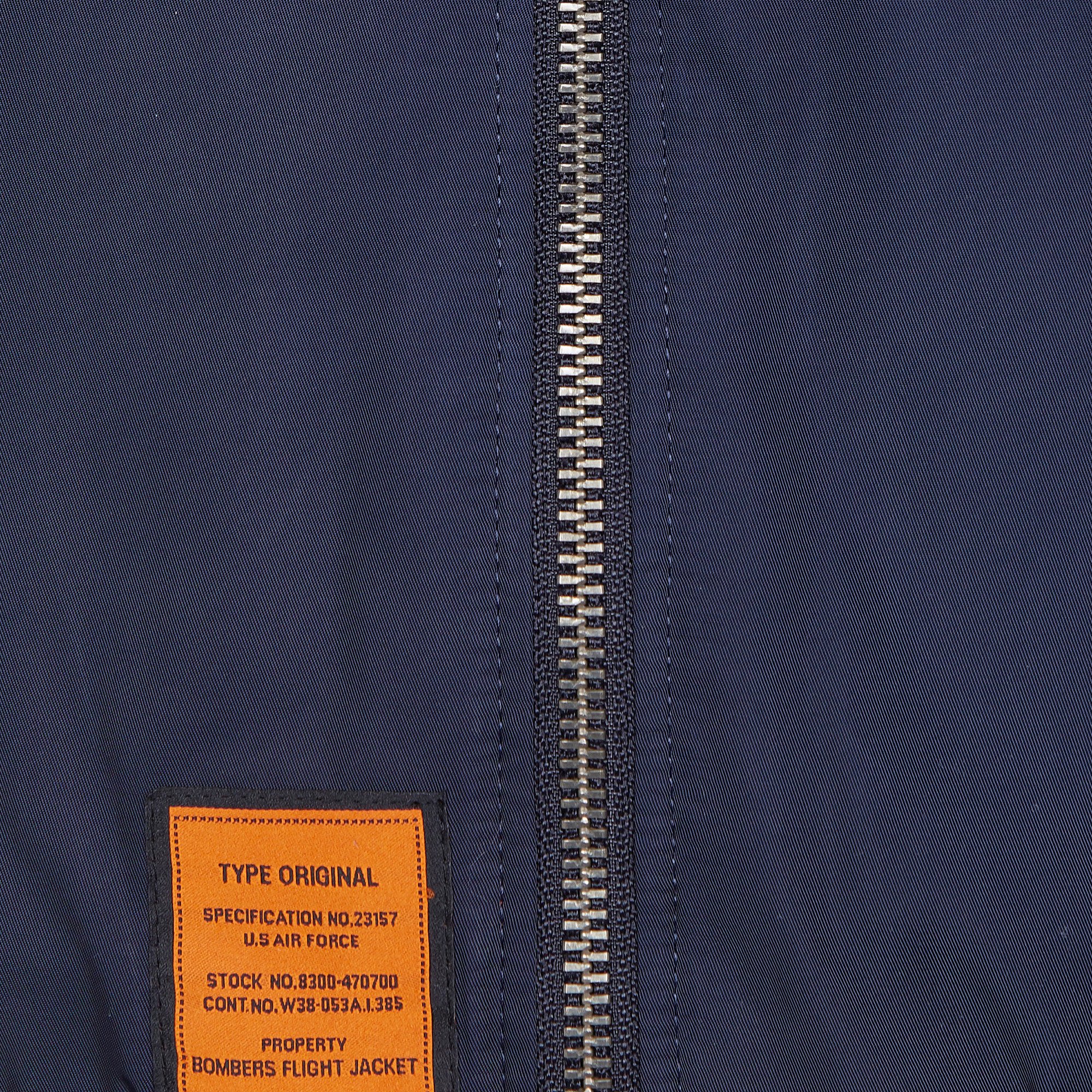 Gesteppte Bomberjacke mit Reißverschluss BOMBERS ORIGINAL Blau