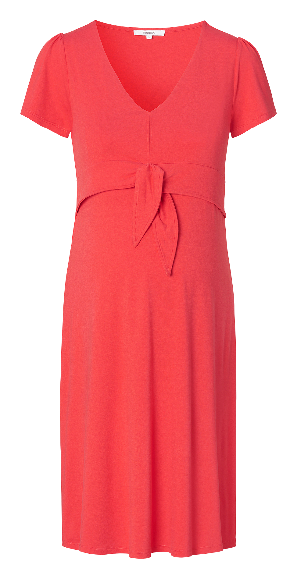 Stretch viscose maternity dress NOPPIES Pink