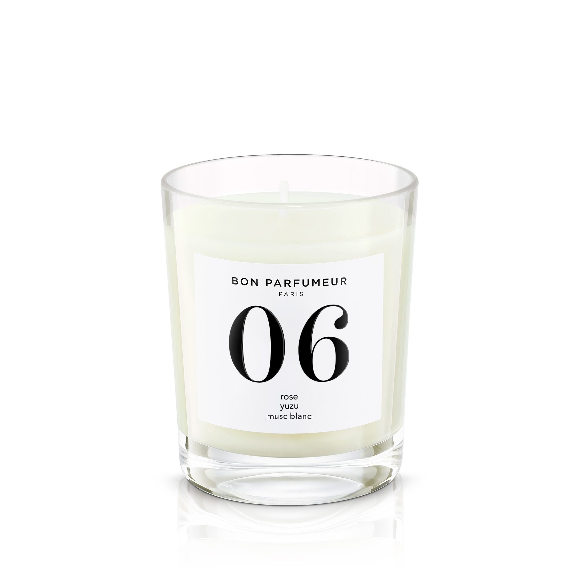 06 Rose Yuzu Weißer Moschus - Kerze BON PARFUMEUR No color