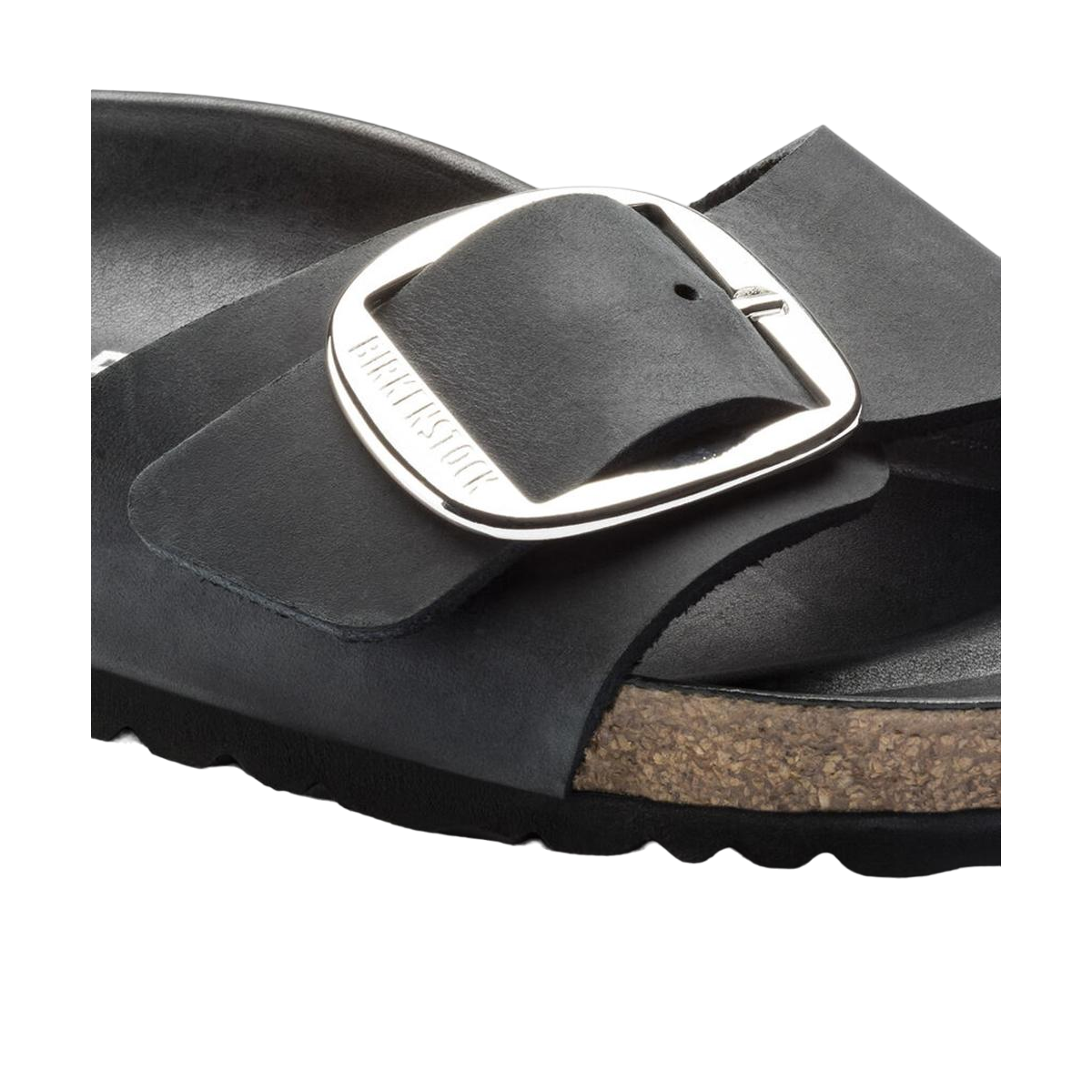 Faux leather sandals BIRKENSTOCK Black