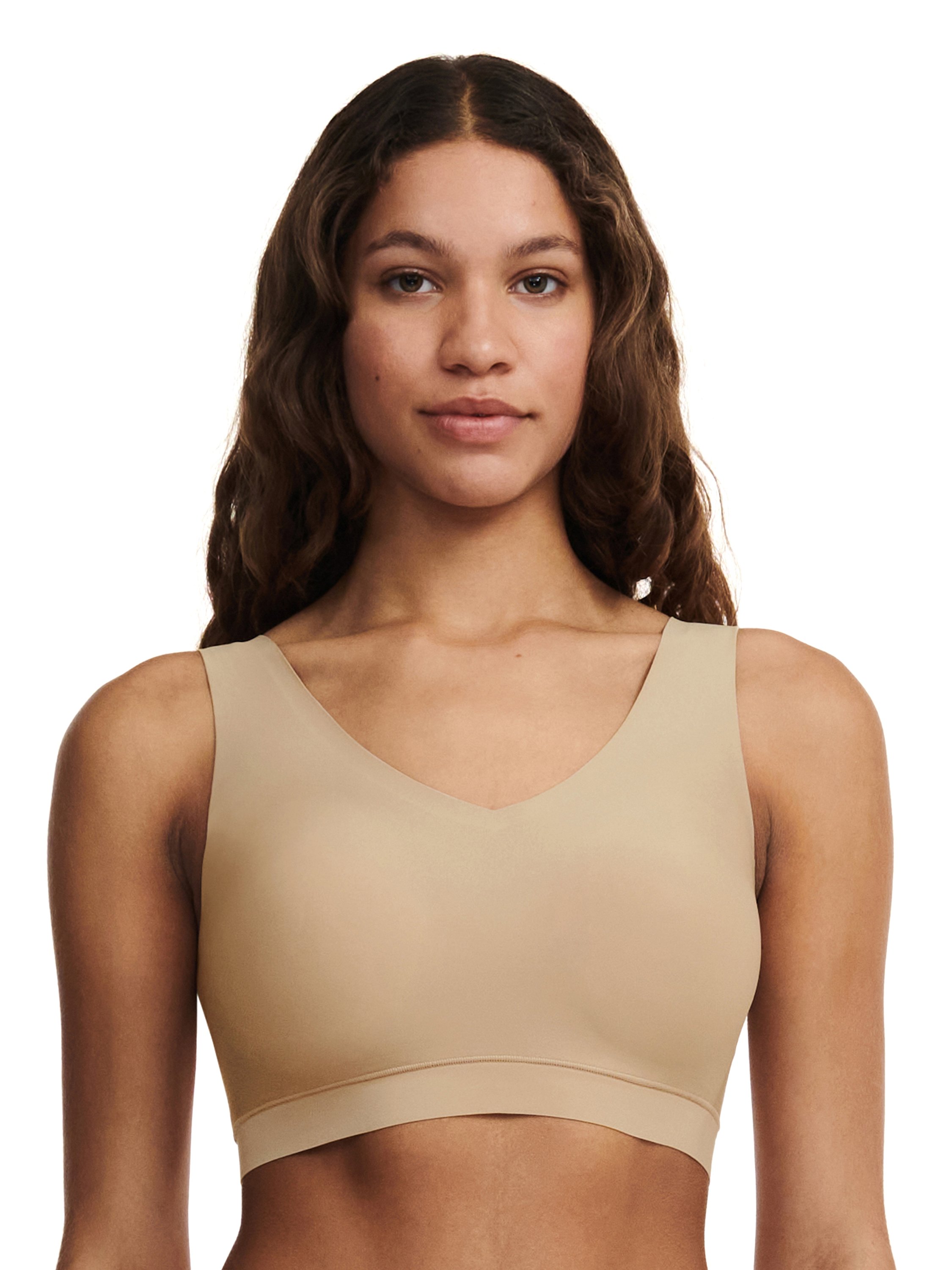 Crop top with cups SOFTSTRETCH Nude