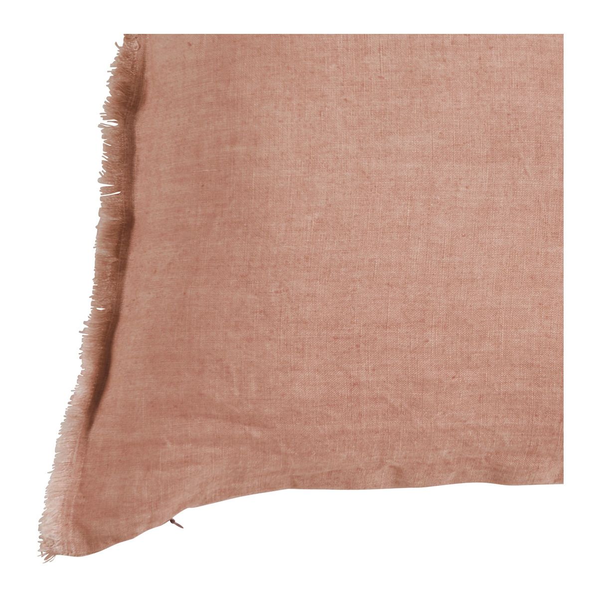 Linen cushion cover BLANC D'IVOIRE Orange