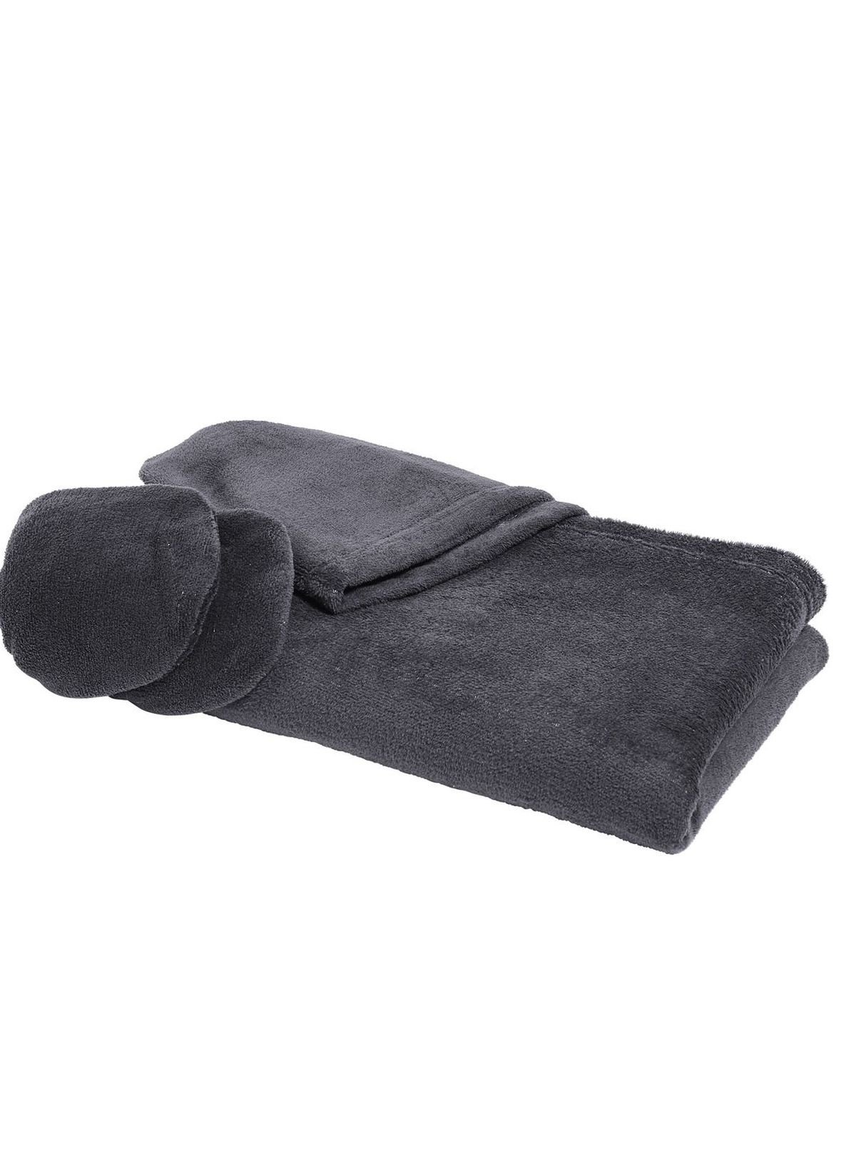 Plain hooded throw TODAY LINGE DE MAISON Grey