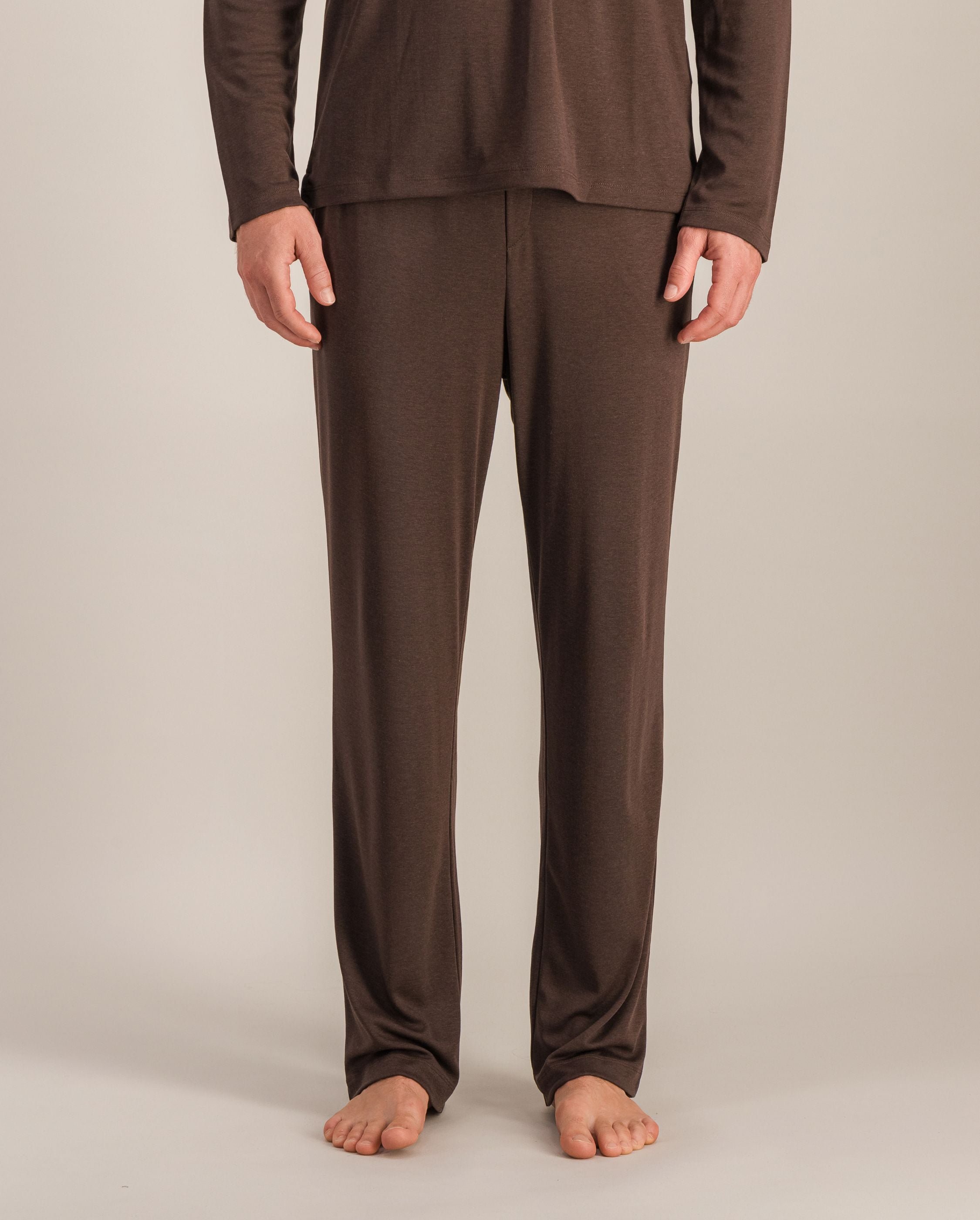 Men's pajama bottoms, chocolate ANGARDE Brown