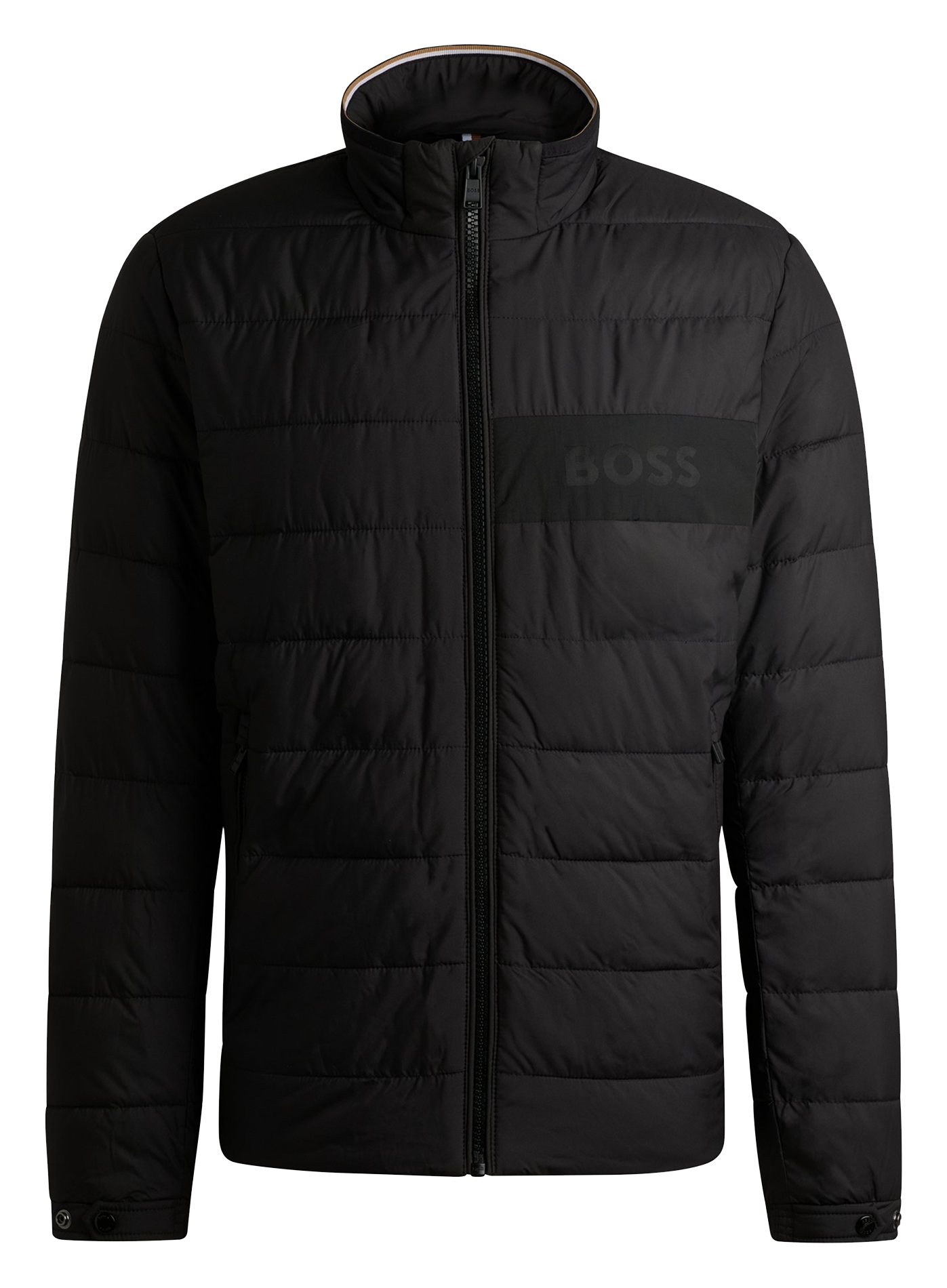 Quilted straight down jacket BOSS Black
