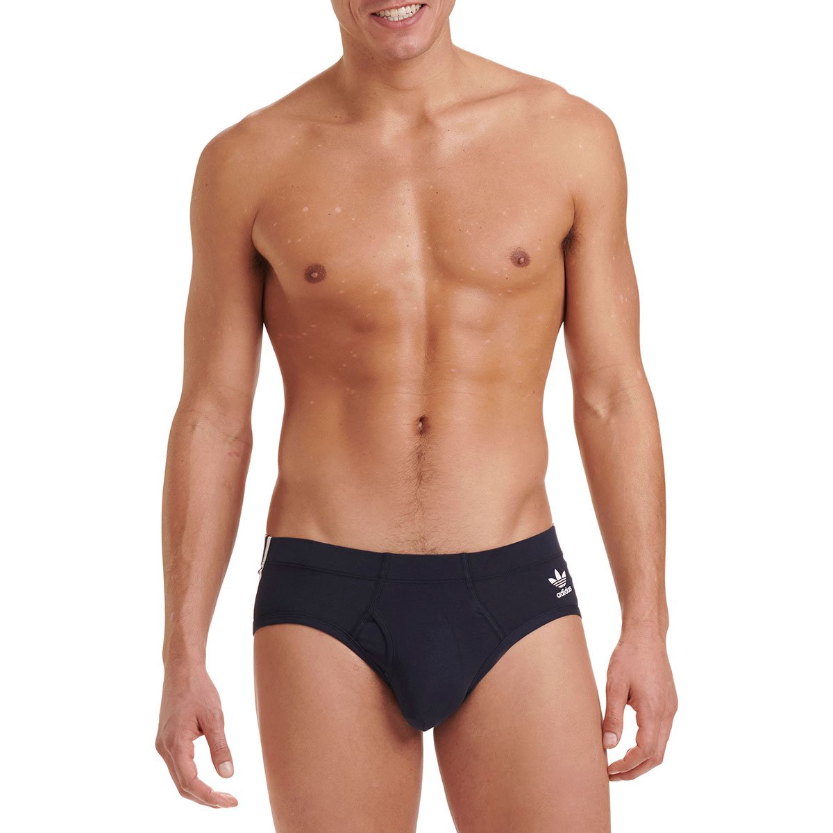 Pack of 3 flex comfort cotton 3 stripes boxer shorts ADIDAS UNDERWEAR Black