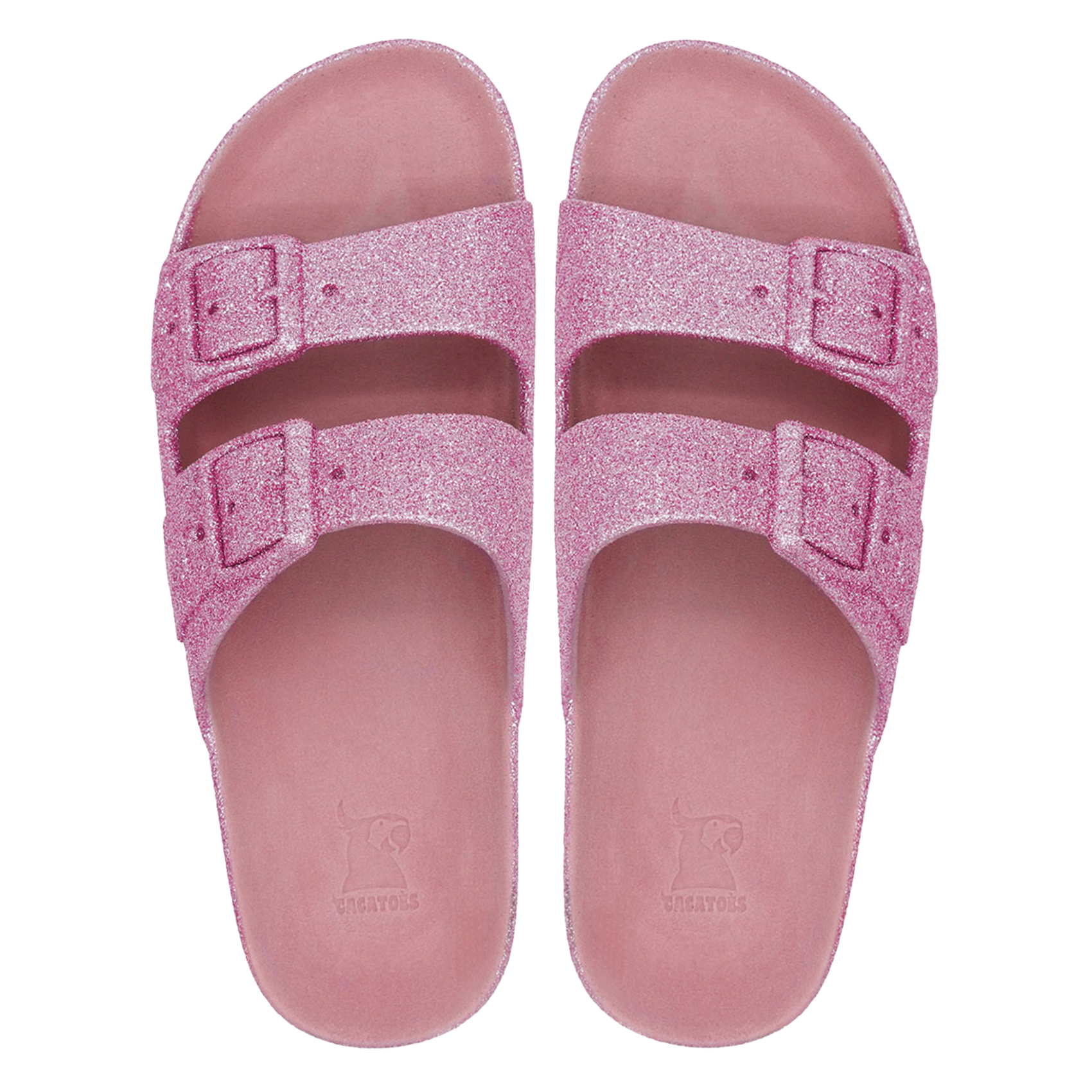 Mules à paillettes CACATOES DO BRASIL Rose