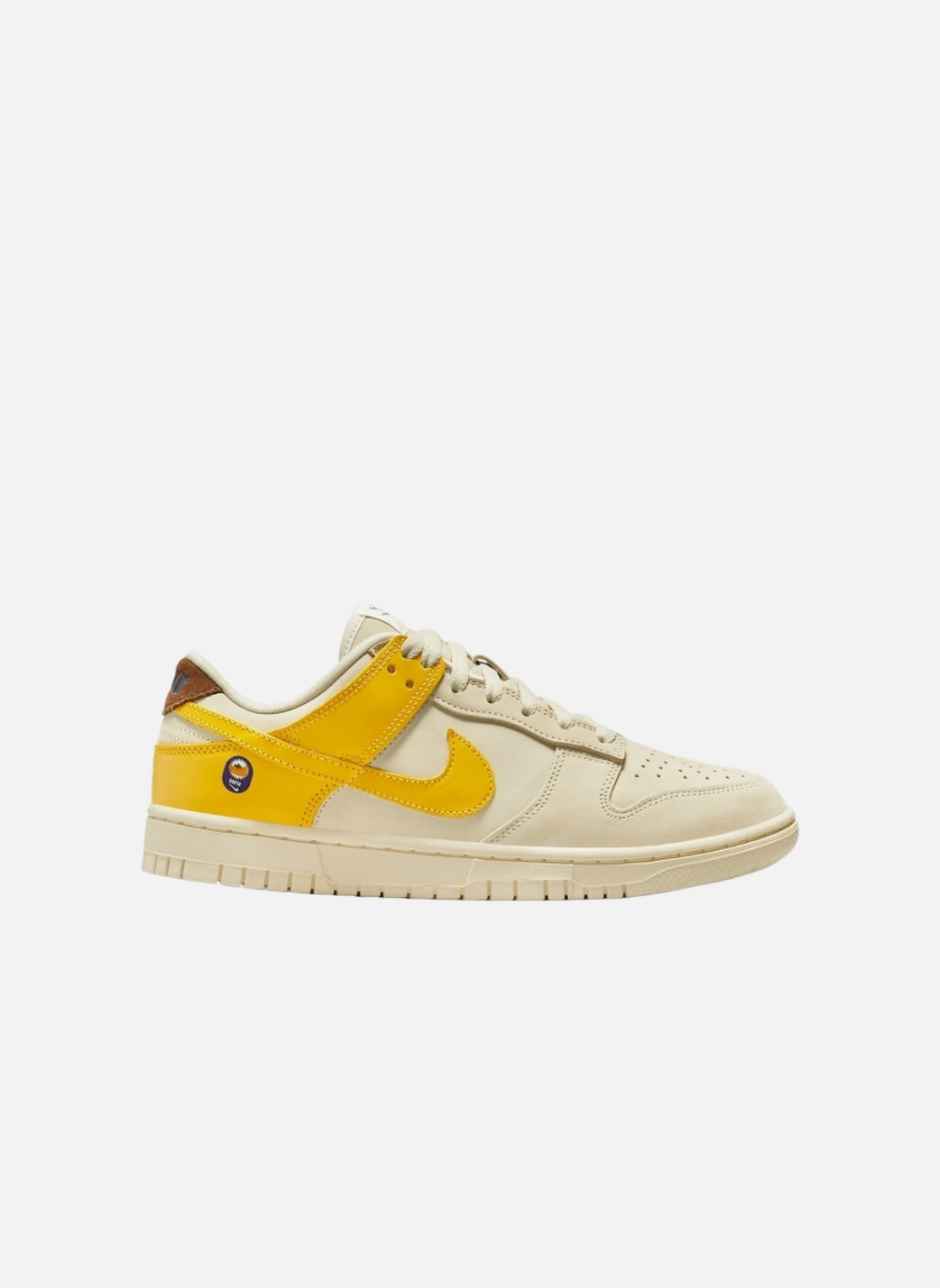 Leather low-top sneakers NIKE Beige