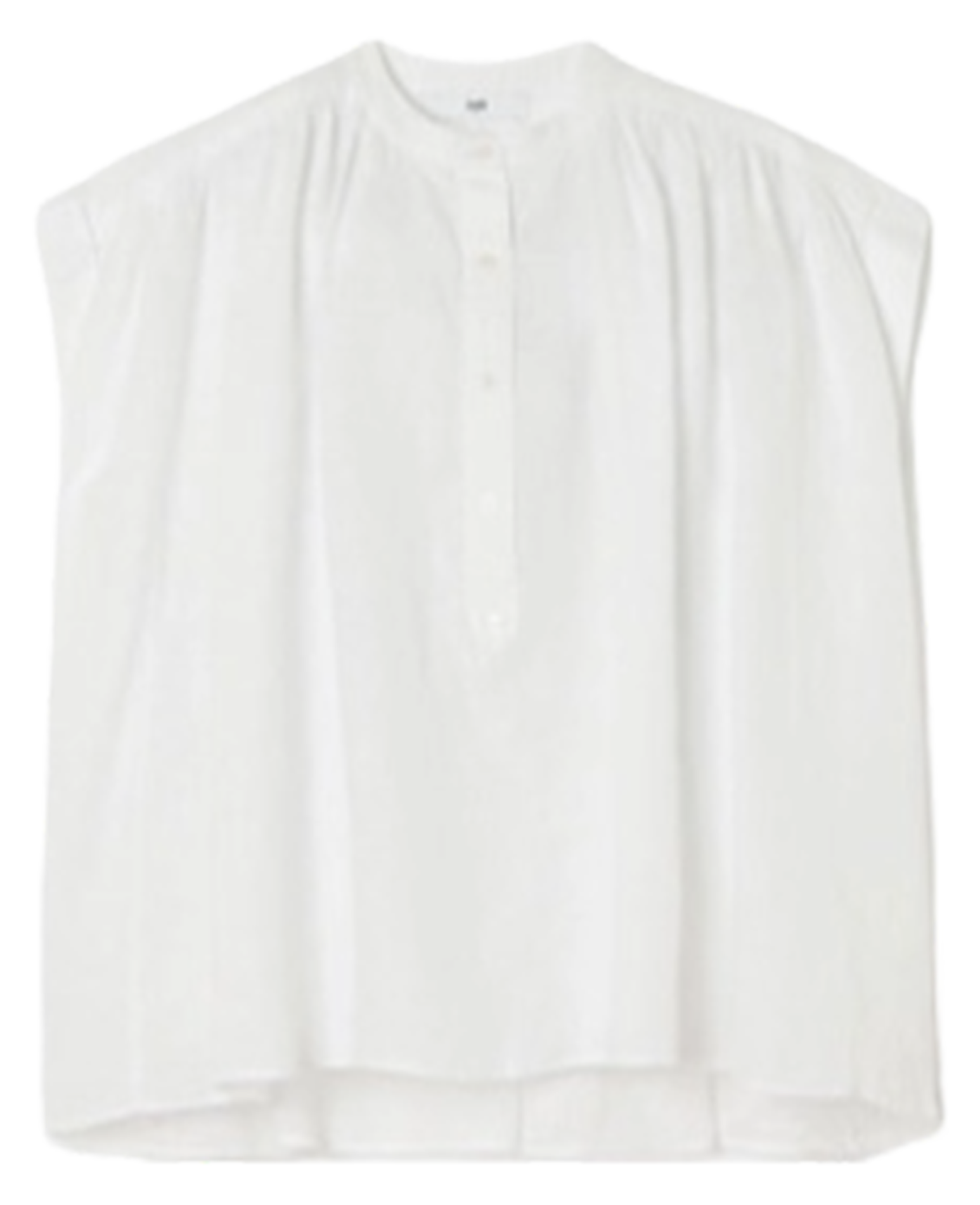 Ruimvallende, katoenen top ZAPA Wit