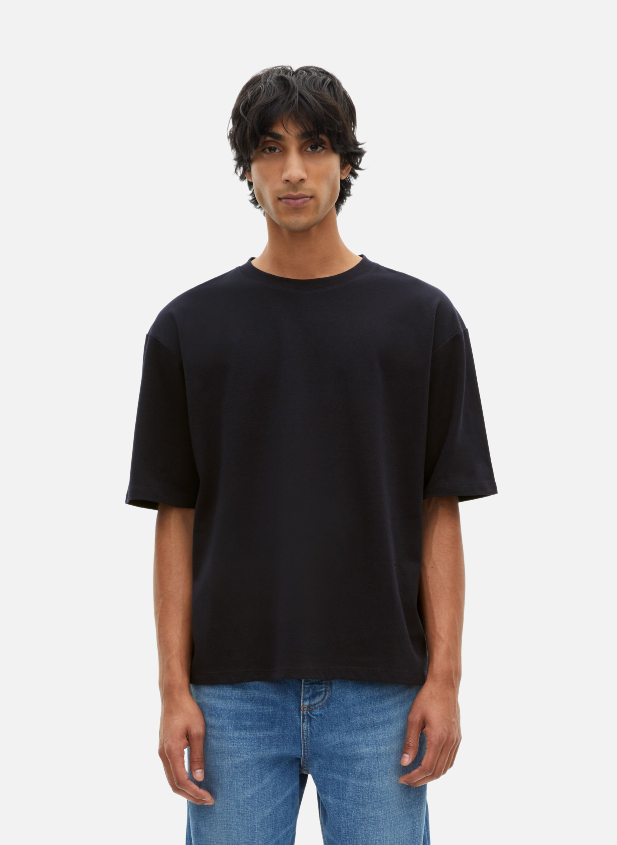 Solid Oversized T-shirt THE KOOPLES Blue