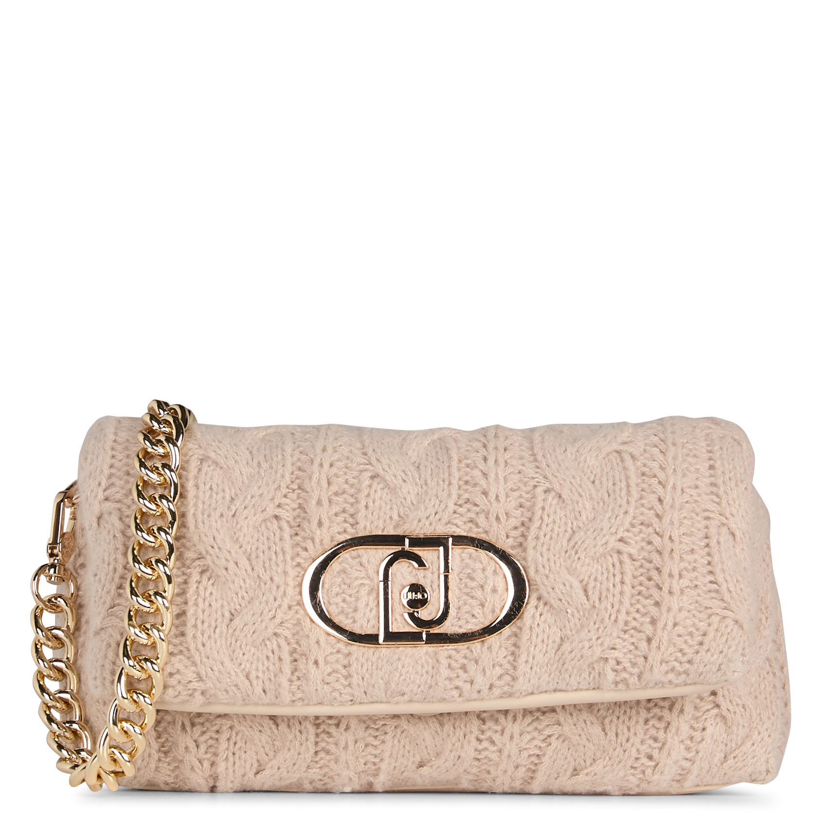 Sac bandoulière tricot LIU JO Blanc