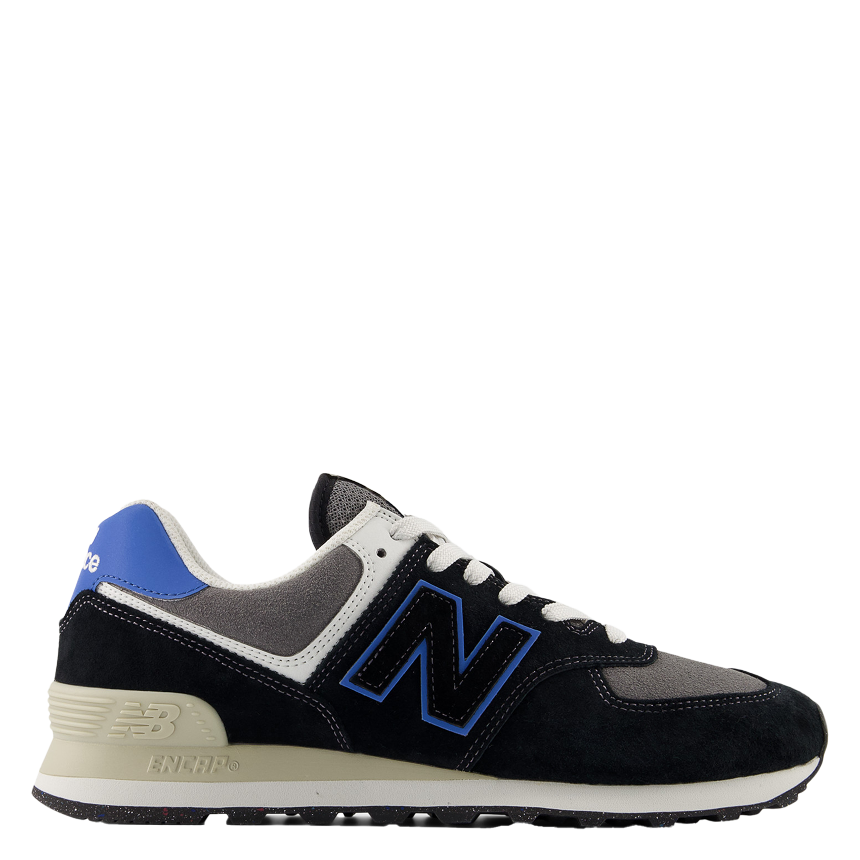 Low-top leather mix sneakers NEW BALANCE Black