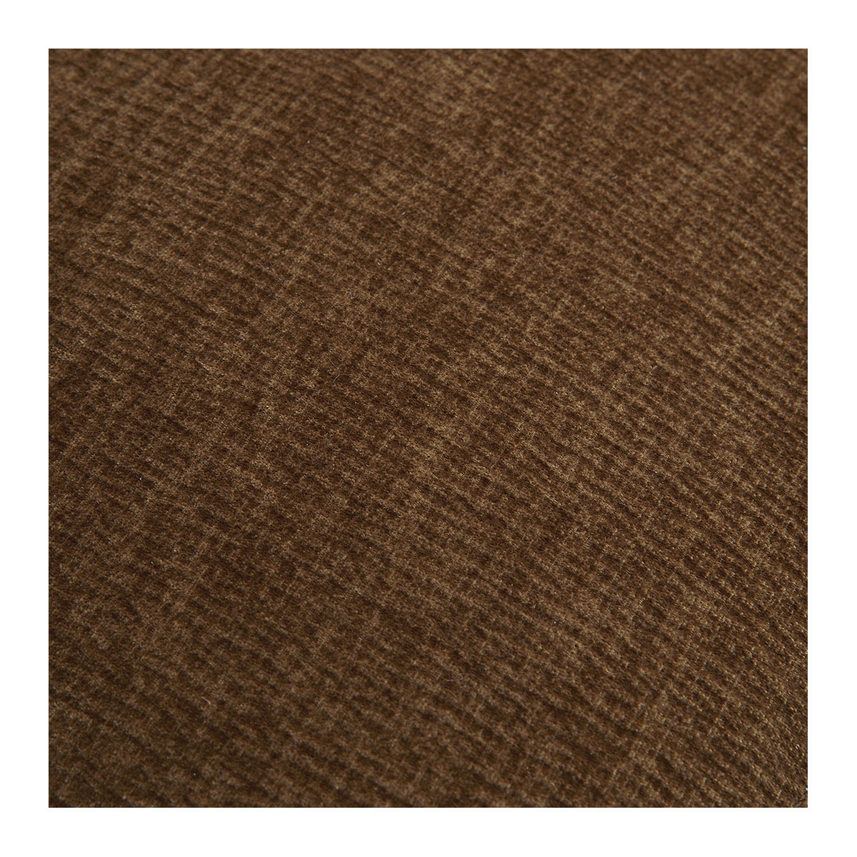 Lisette armchair in marbled velvet fabric - tobacco - small size BLANC D'IVOIRE Brown