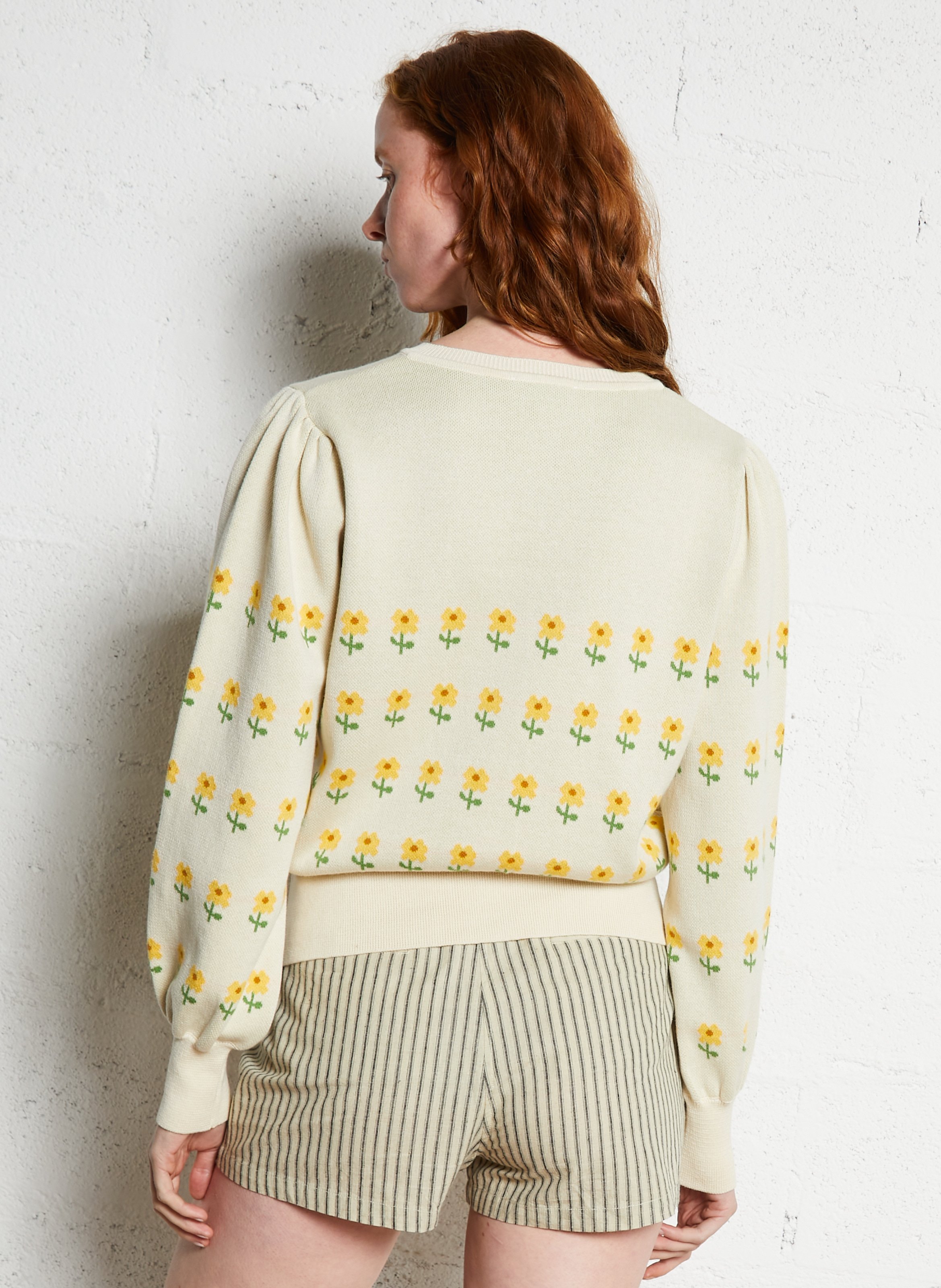 Vest met ronde hals EMILE ET IDA Beige