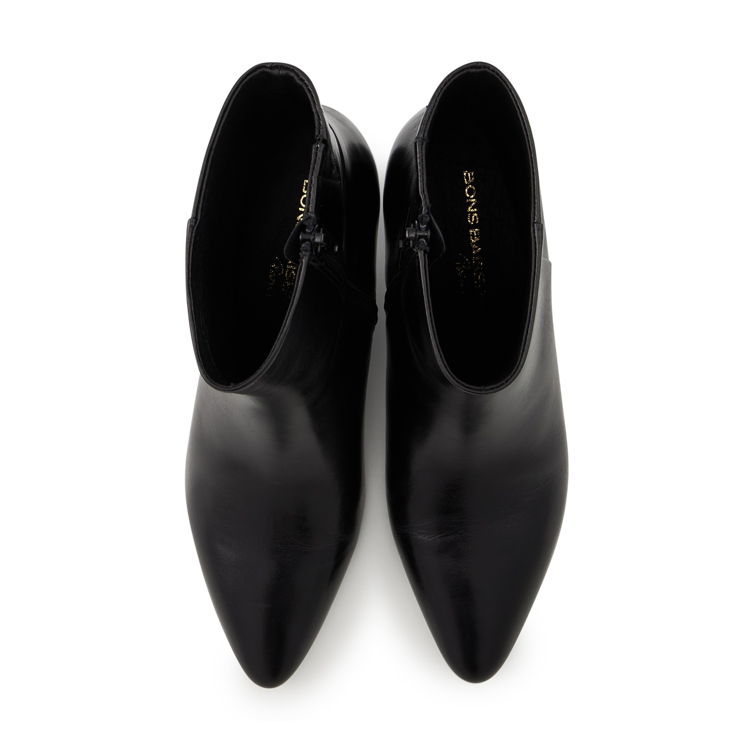 Clarisse leather BONS BAISERS PARIS Black