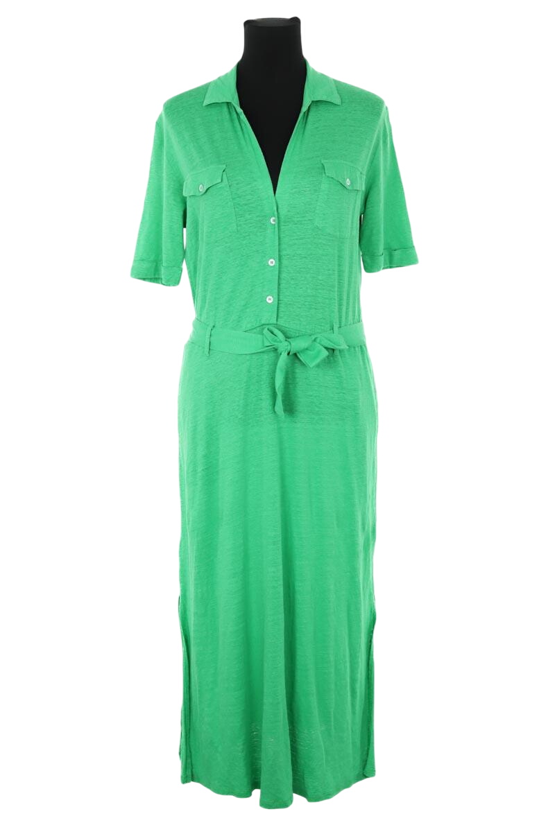 Dress MAJESTIC FILATURES - SECONDE MAIN Green