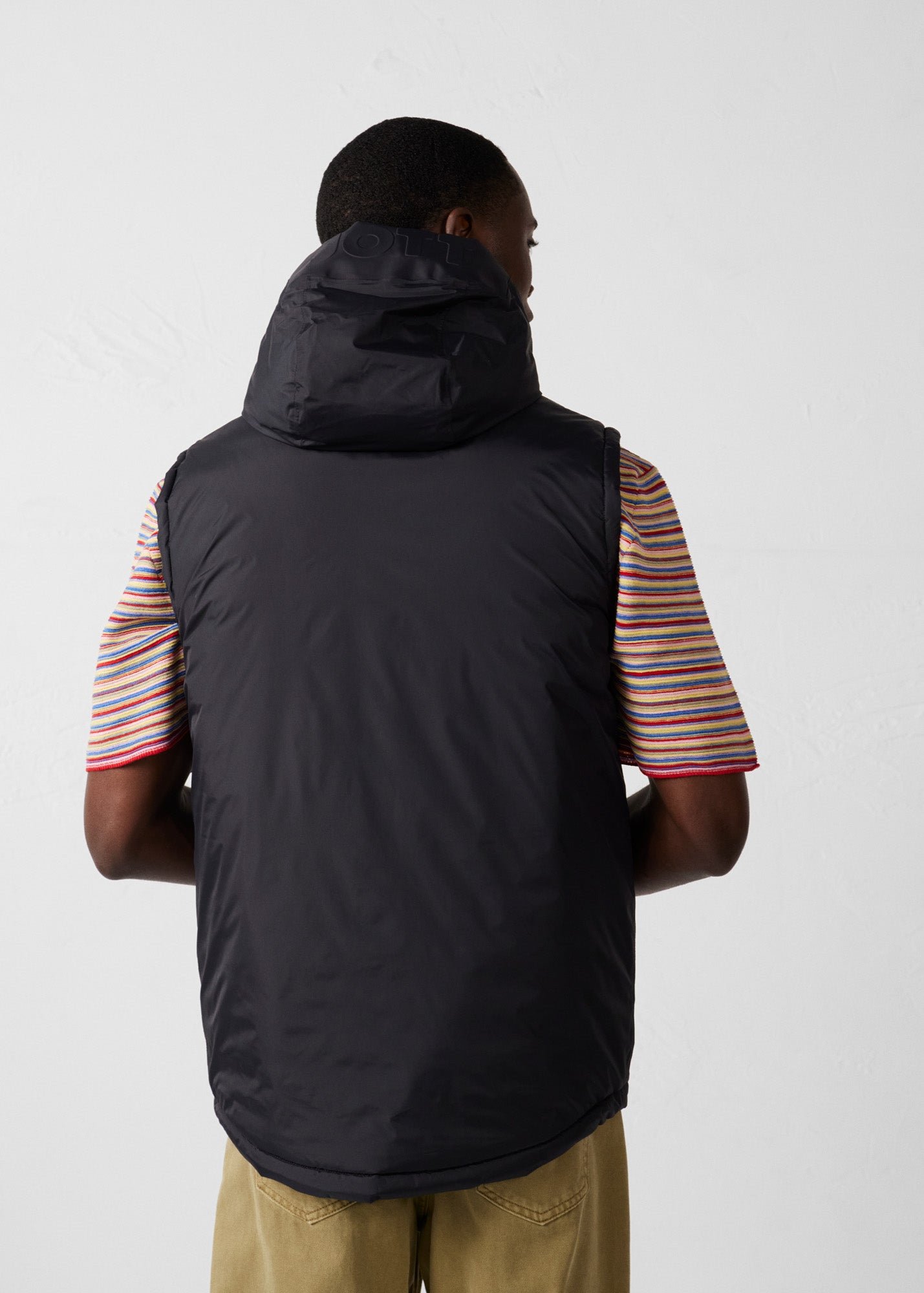 Doudoune réversible sans manches leudal JOTT Noir