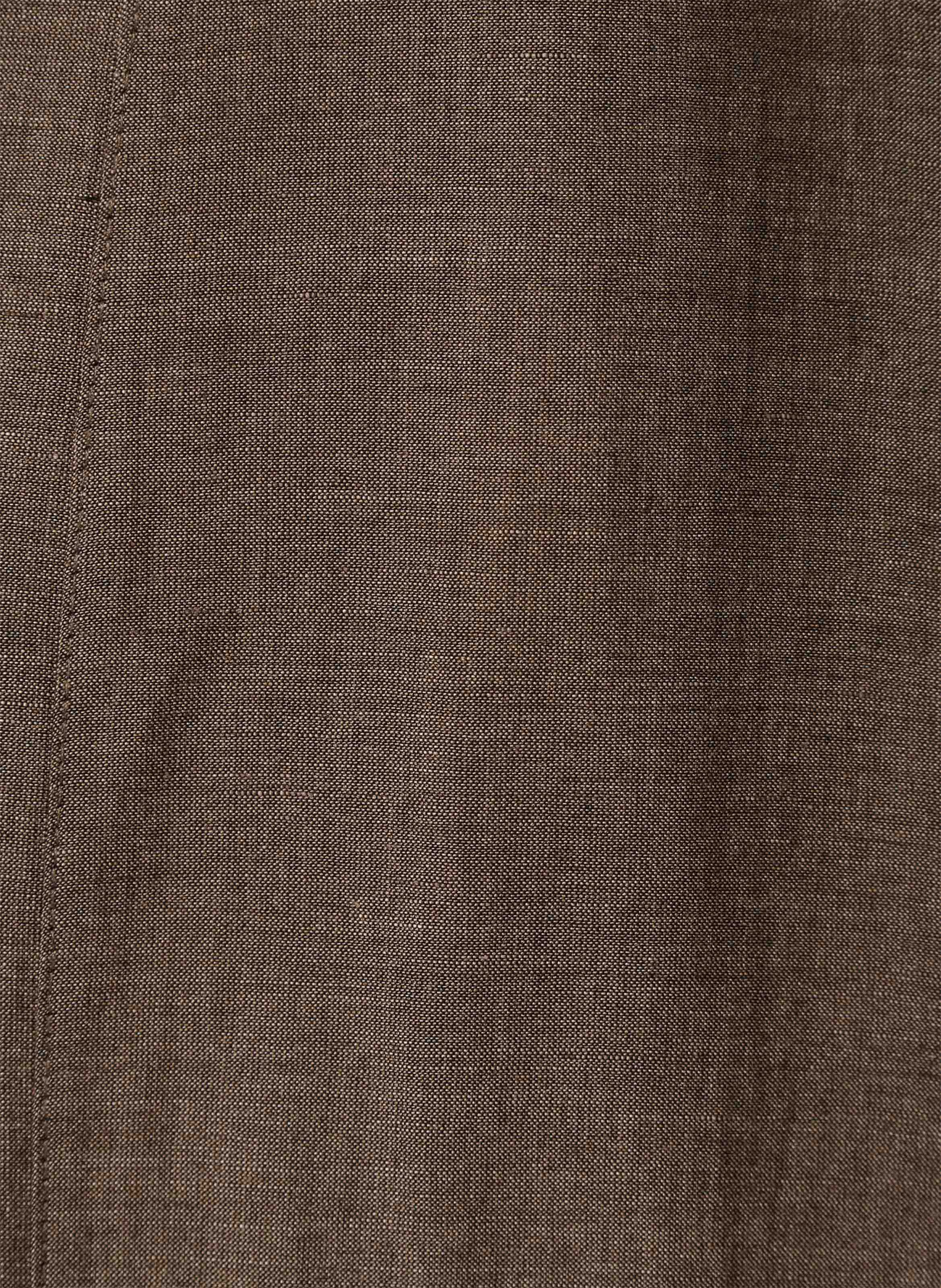 Kimono lungo oversize monocolore HUMILITY Marrone