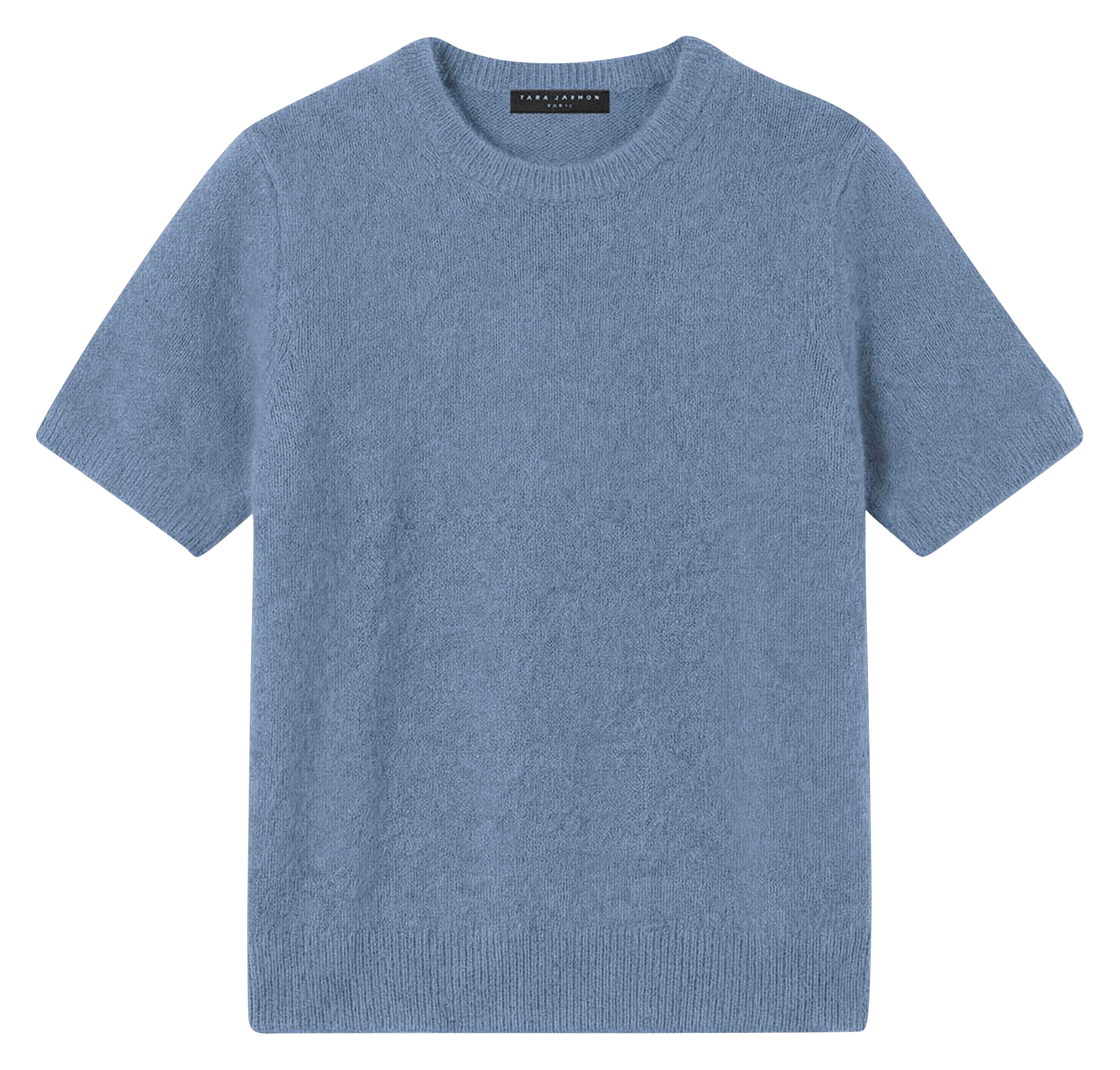 Pull droit col rond en alpaga mélangé TARA JARMON