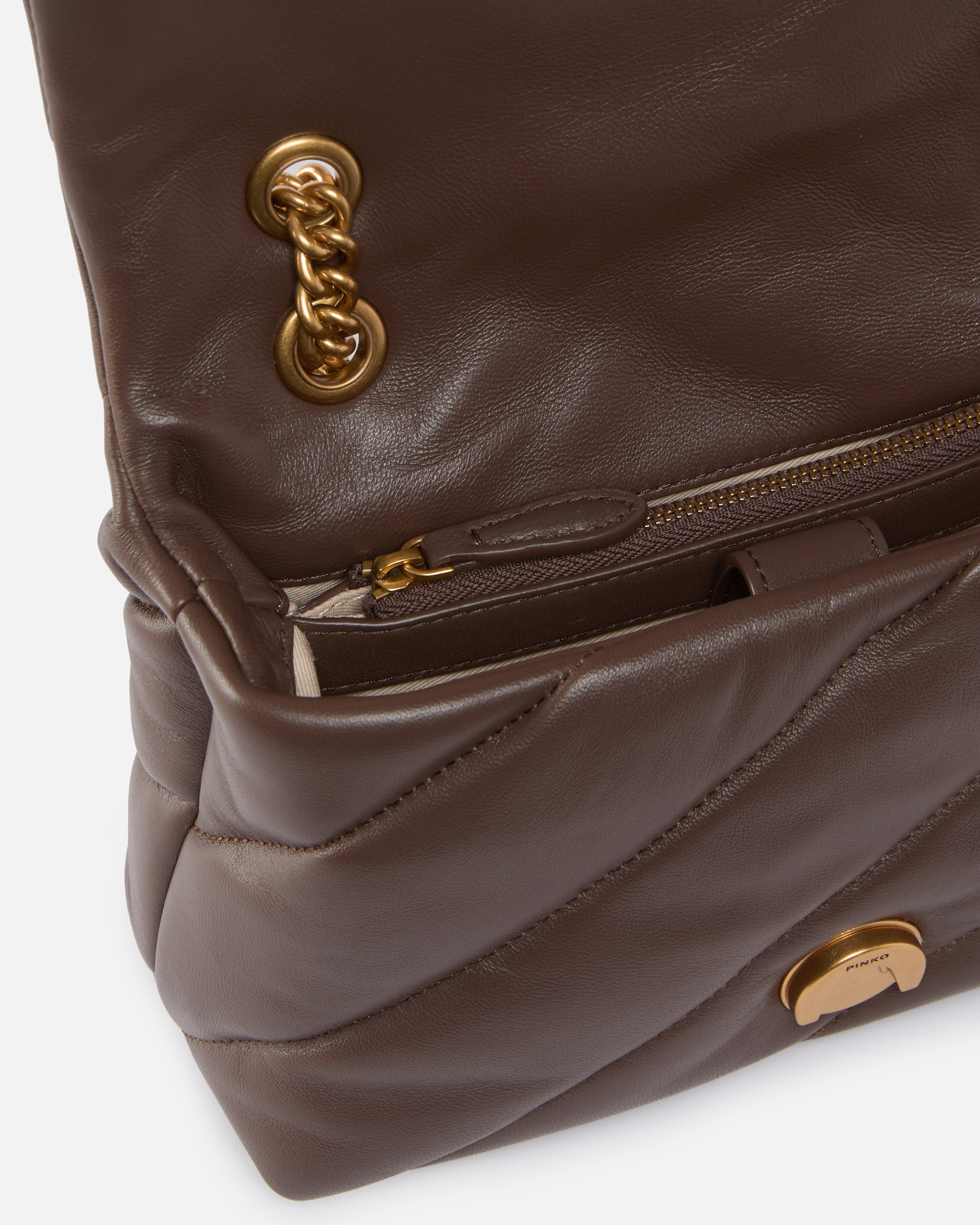 Petit sac bandoulière love bag puff maxi quilt PINKO Multicolore