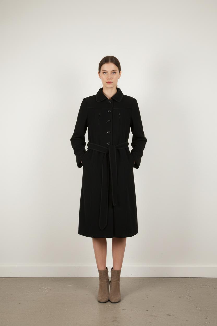 Long coat COMPTOIR DES COTONNIERS - Seconde main Black